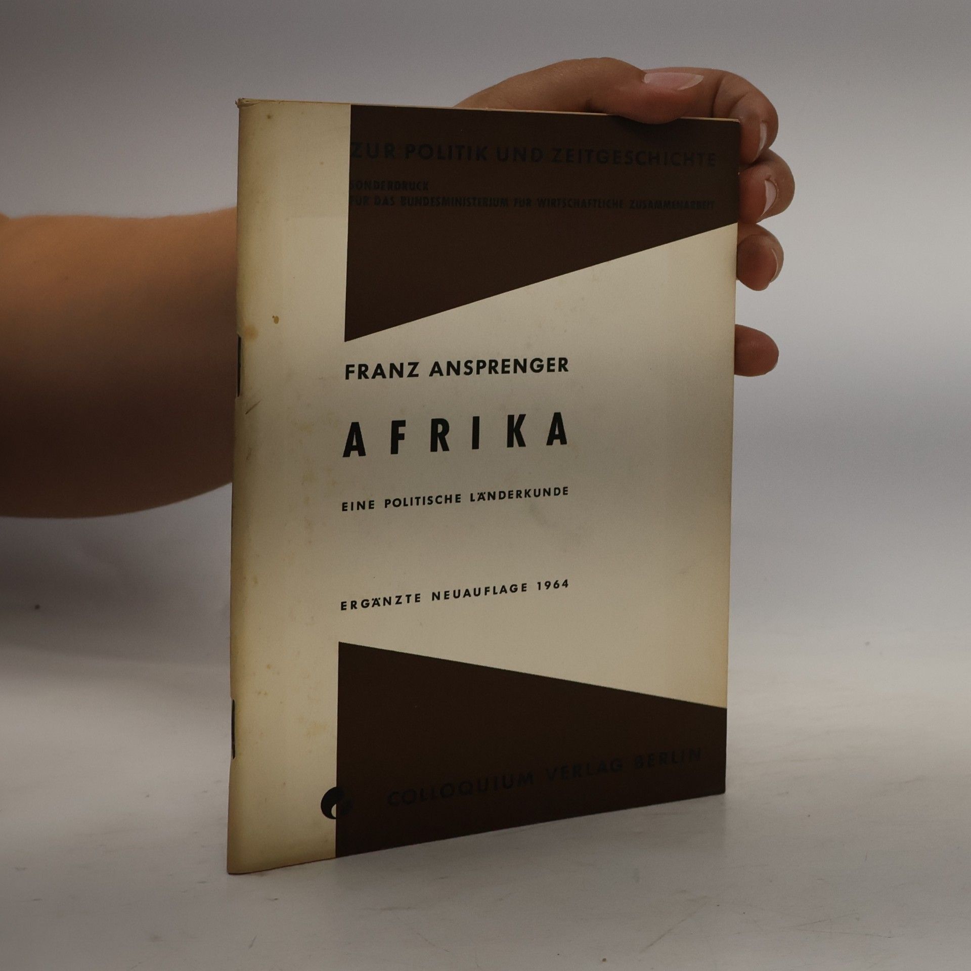 Franz Ansprenger Afrika. Eine Politische Länderkunde