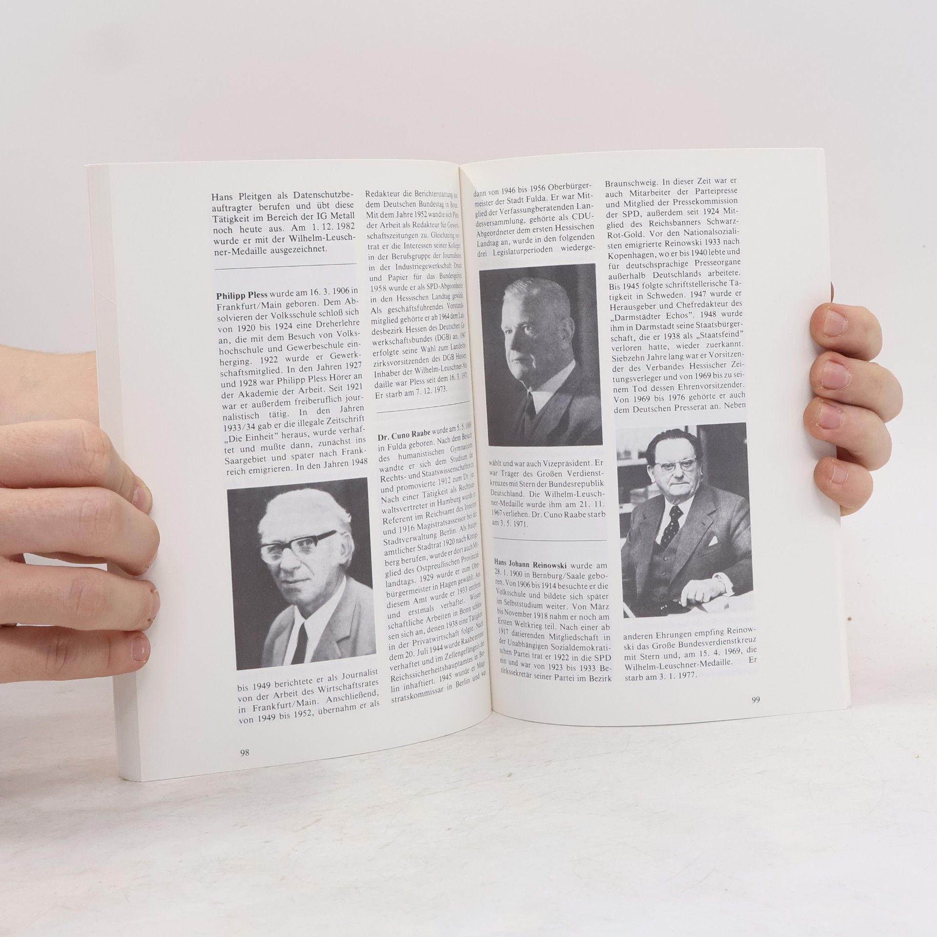 Lieselotte Hinz Wilhelm Leuschner, Auftrag und Verpflichtung