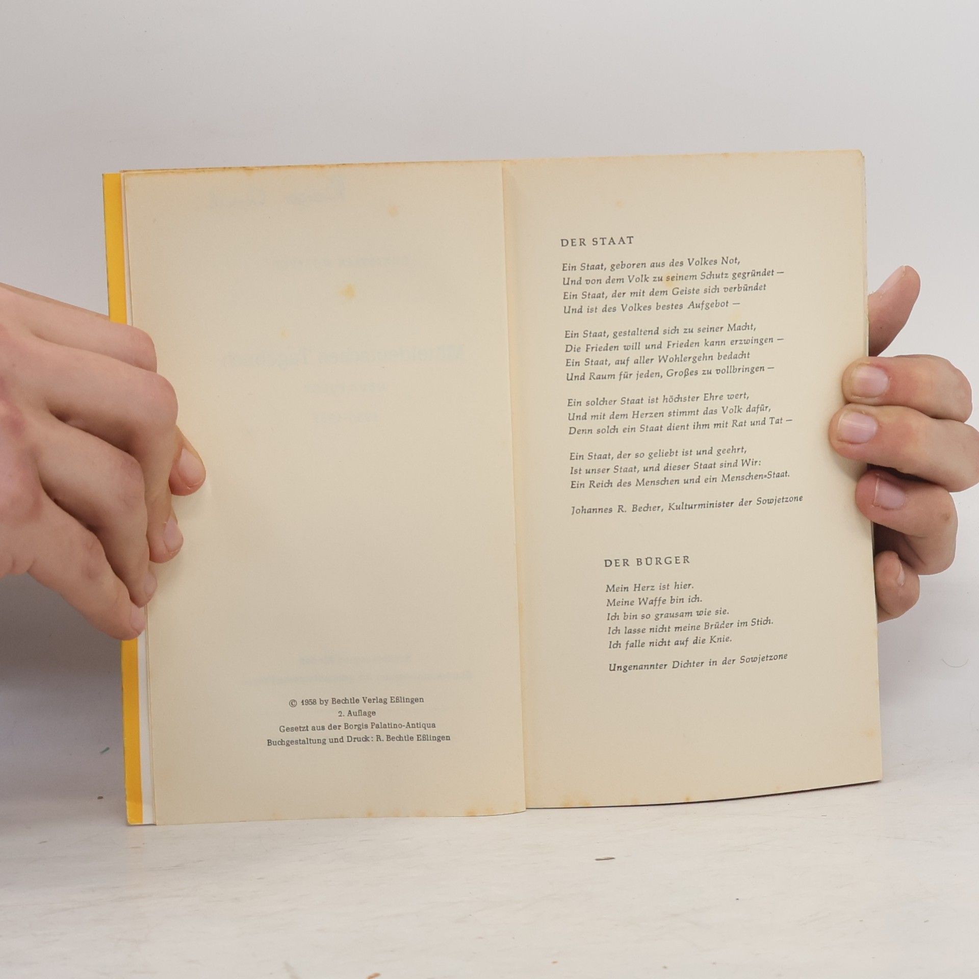 Christian Wulffen Mitteldeutsches Tagebuch II, 1955 - 1957