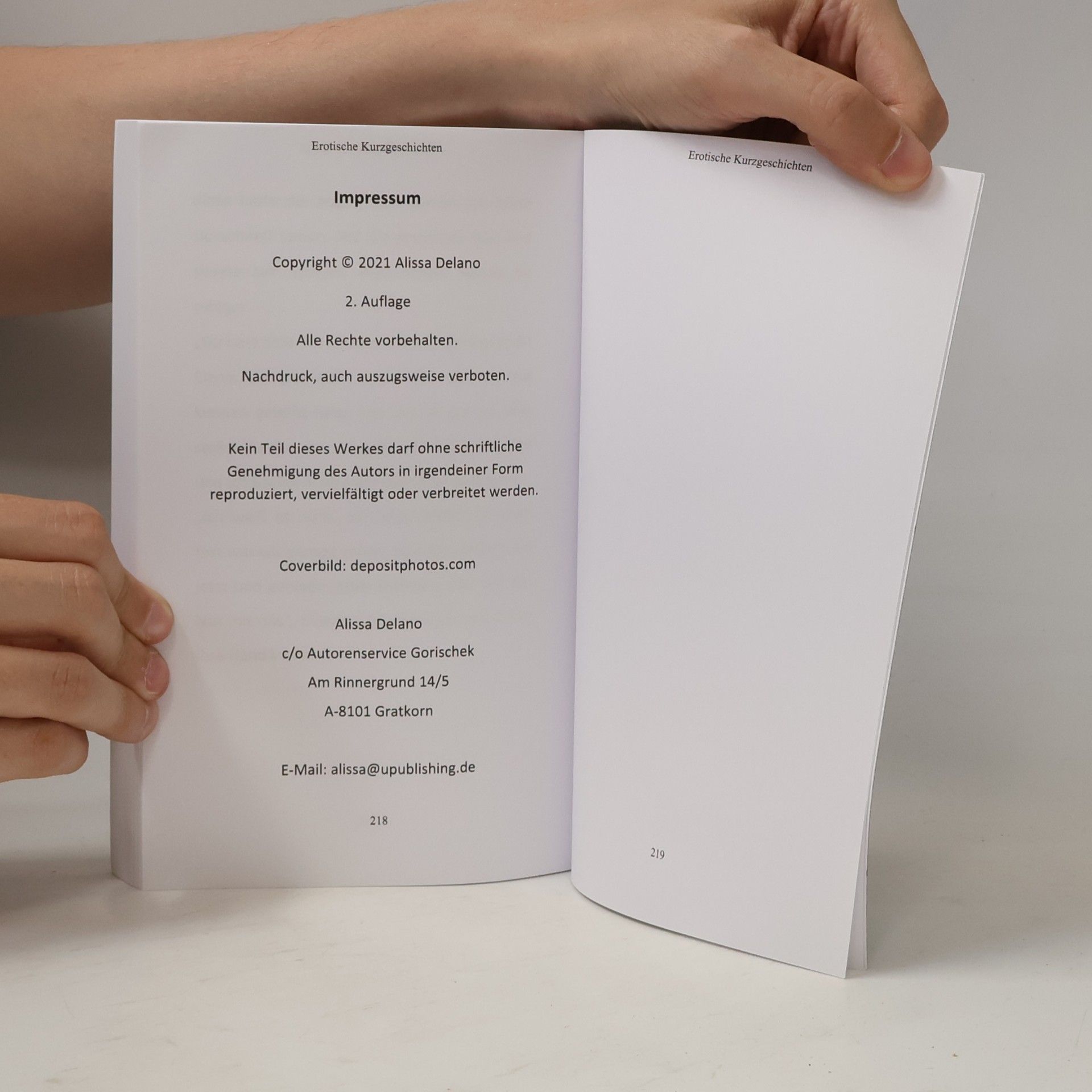 Alissa Delano Erotische Kurzgeschichten Sammelband