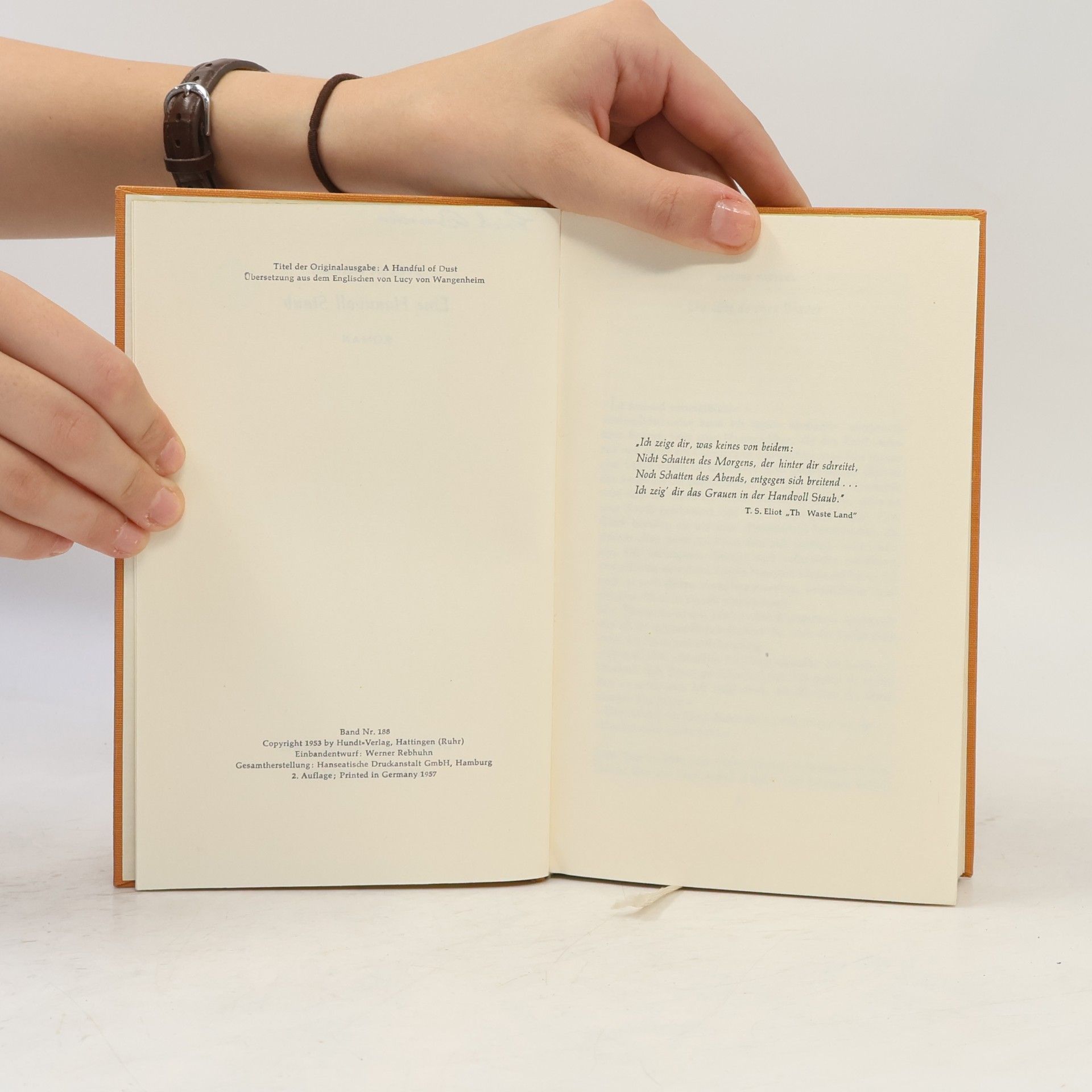 Evelyn Waugh Eine Handvoll Staub