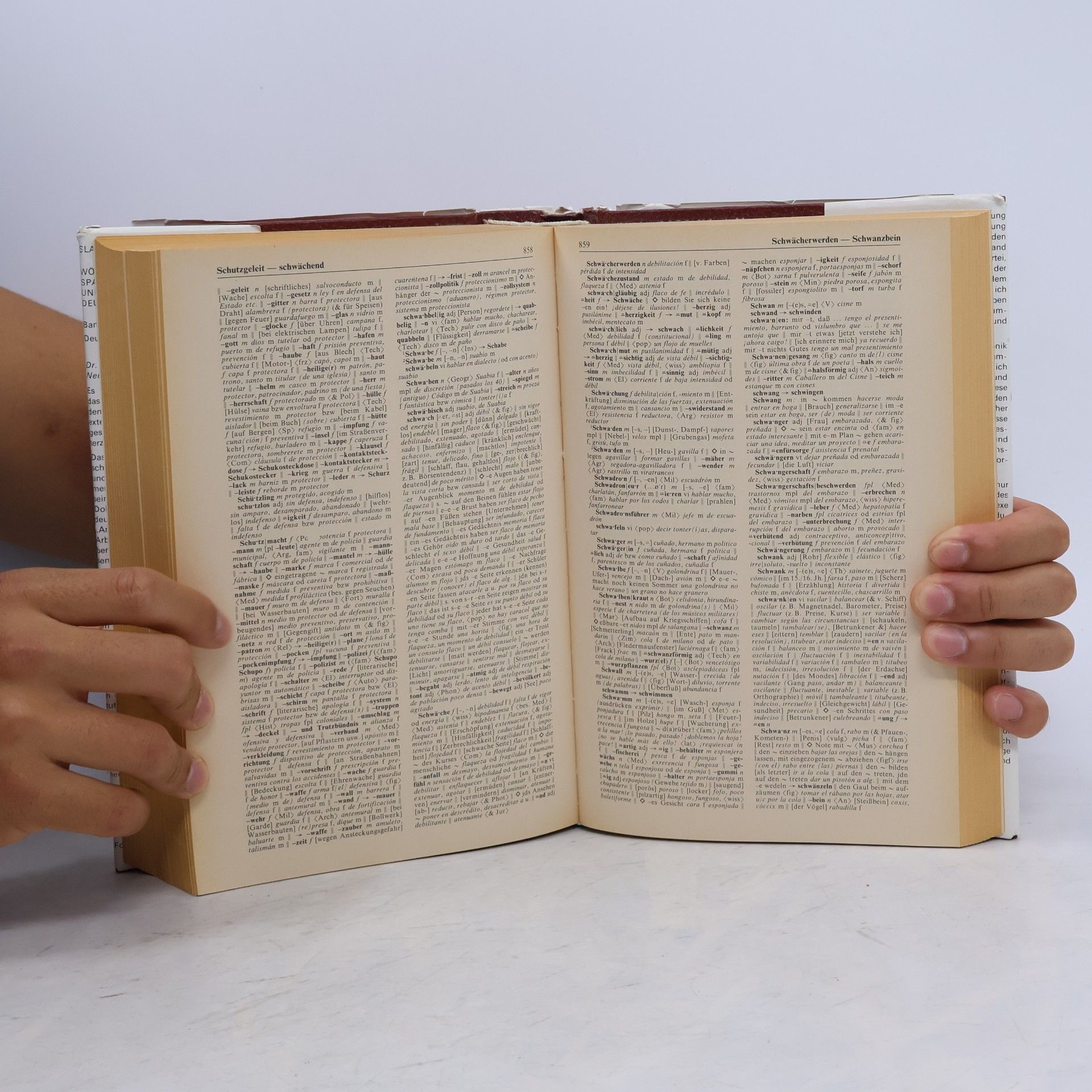 Rudolf Jan Slabý Wörterbuch der deutschen und spanischen Sprache II. Deutsch-Spanisch