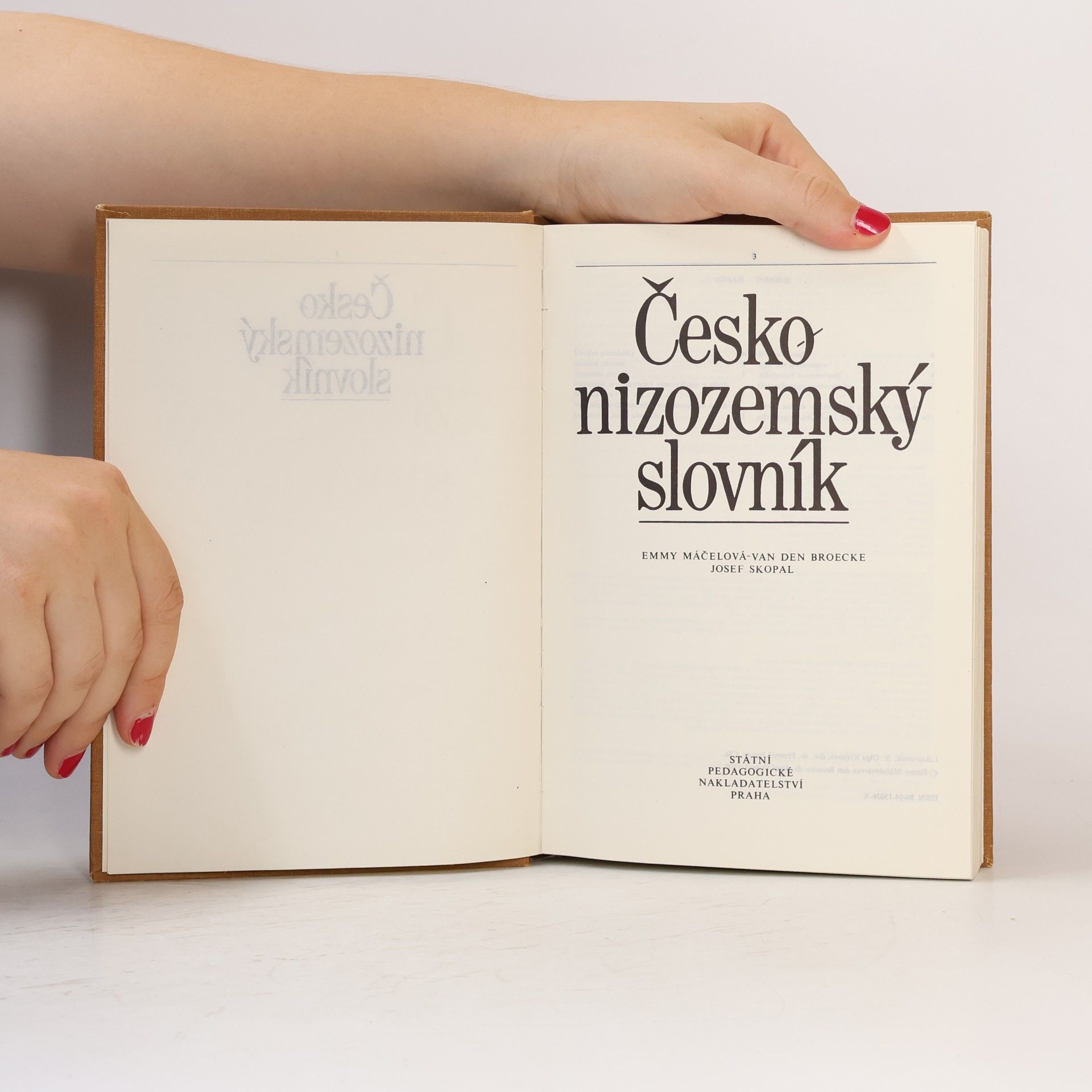 Emmy Máčelová-Van den Broecke Česko-nizozemský slovník