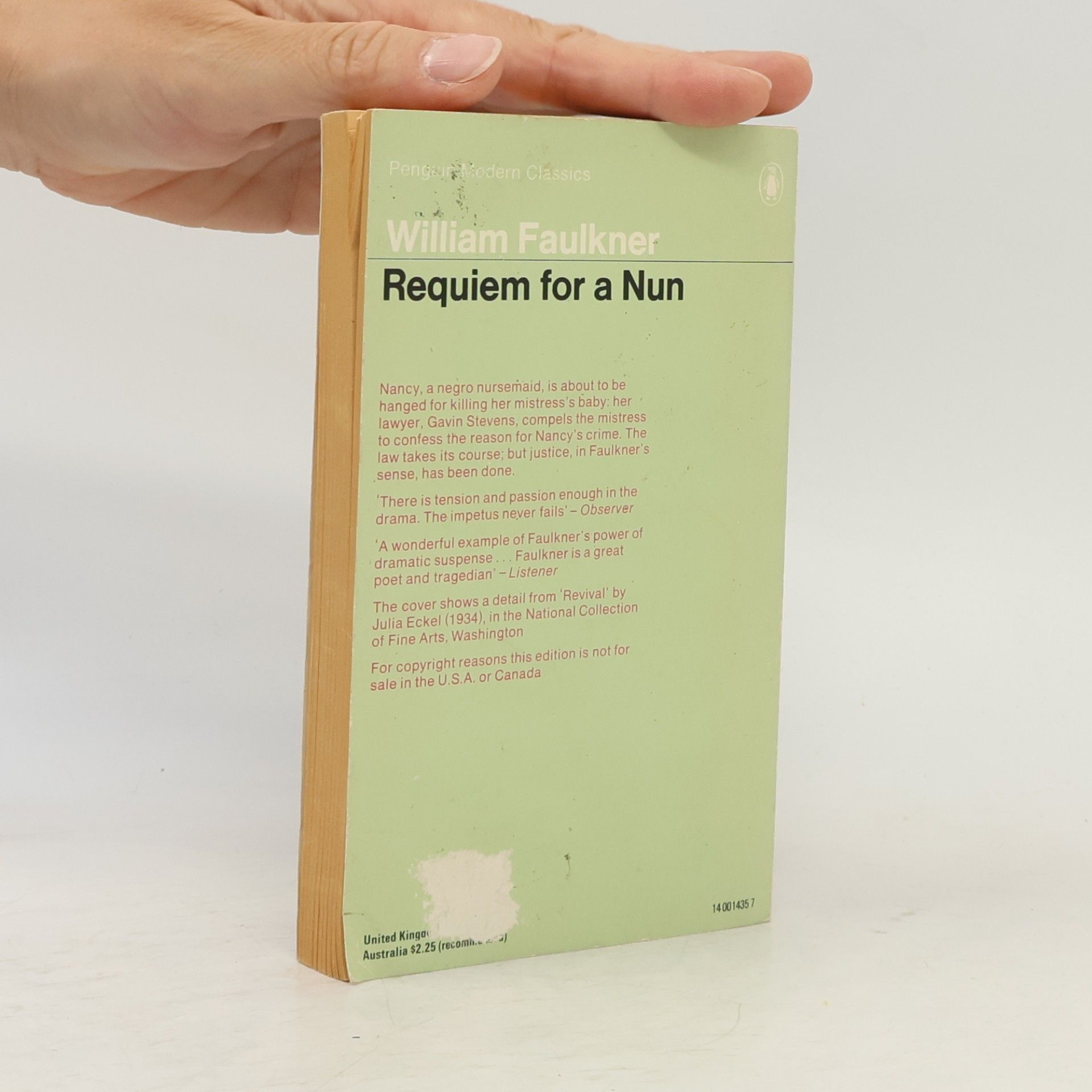 William Faulkner Requiem for a Nun