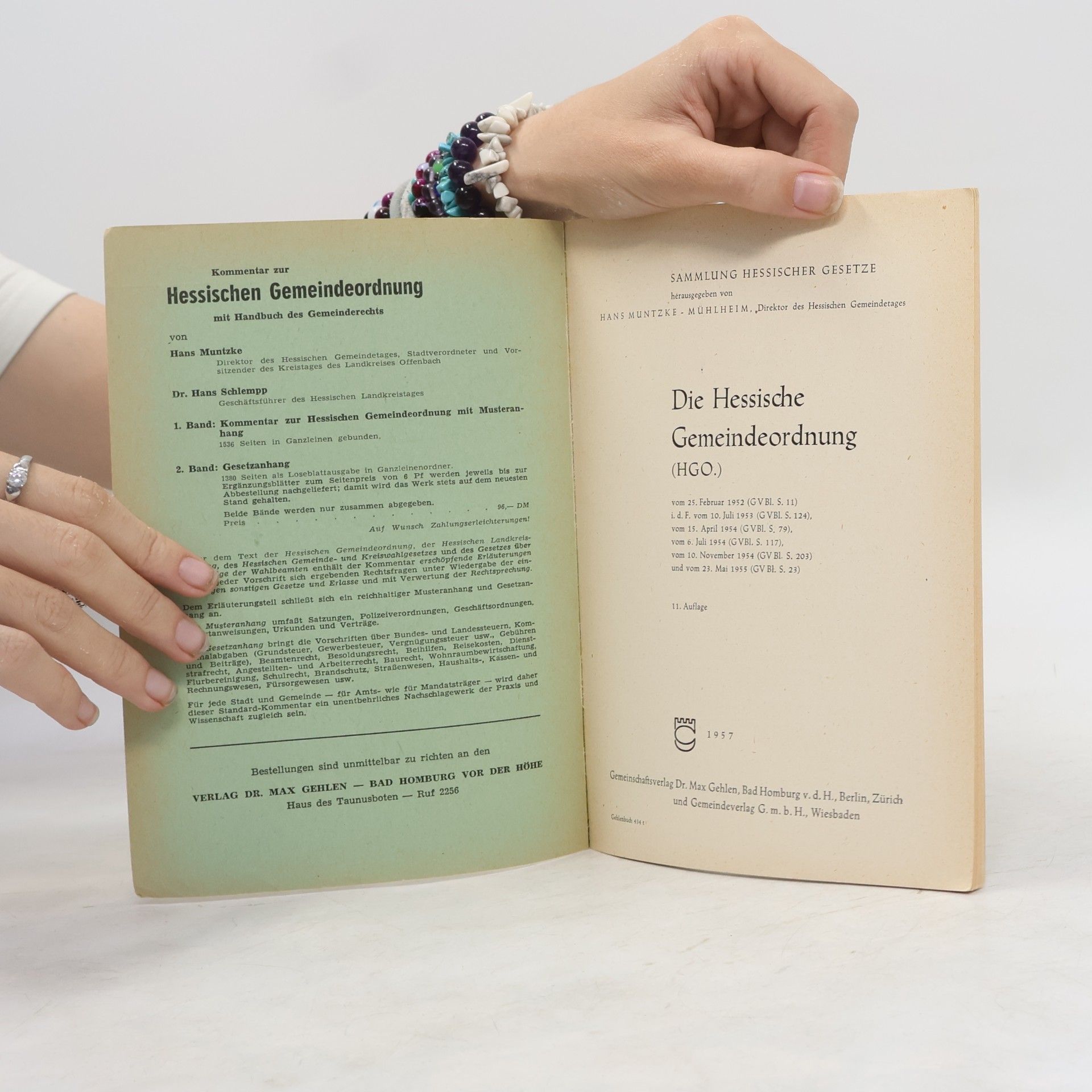 Autorenkollektiv Die Hessische Gemeindeordnung vom 25. Februar 1952