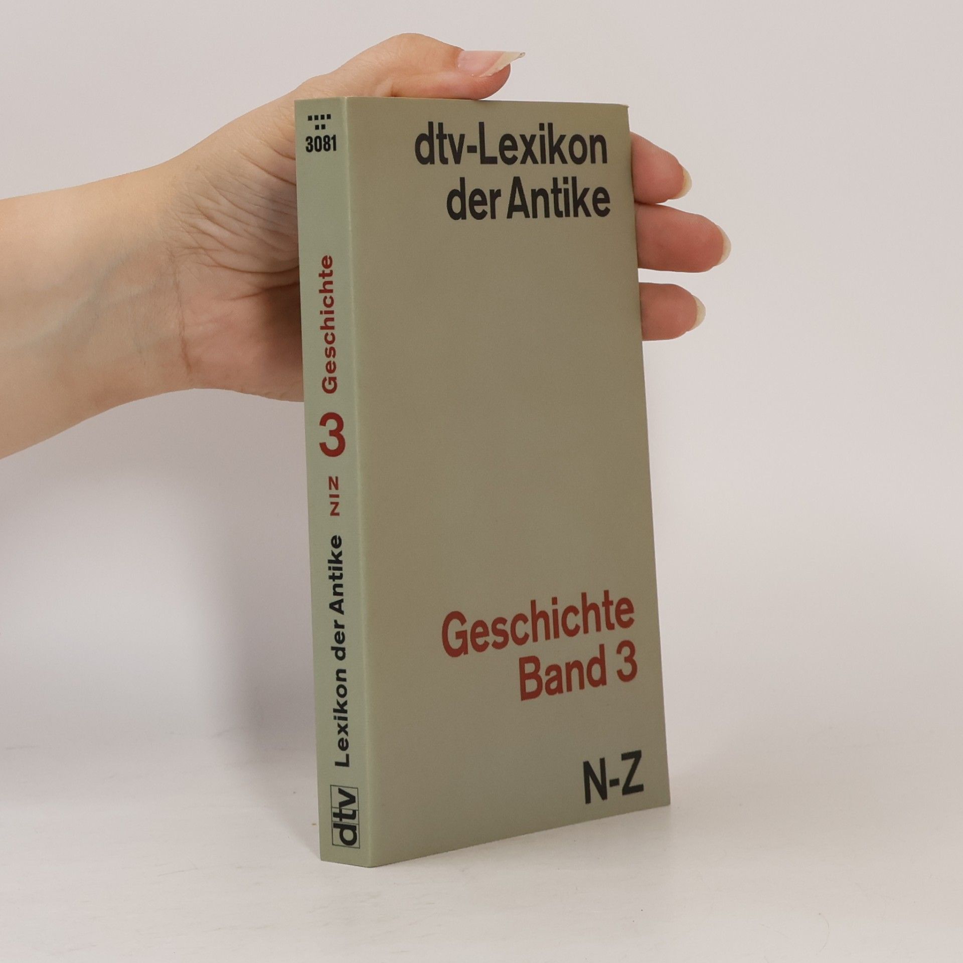 AA.VV. dtv-Lexikon der Antike. Geschichte Band 3. N-Z