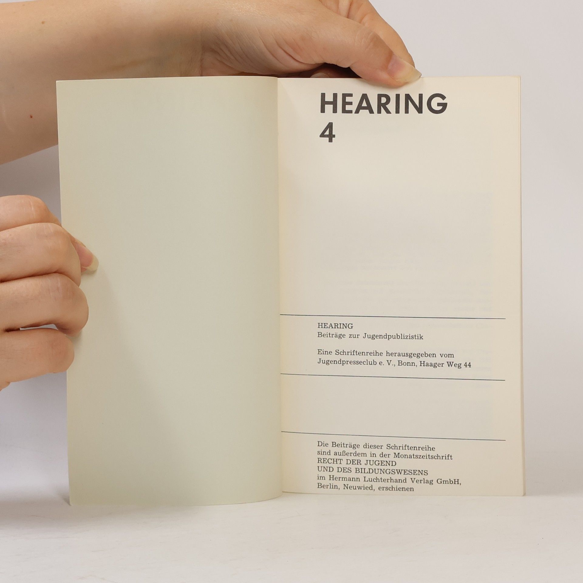 Autorenkollektiv Hearing 4