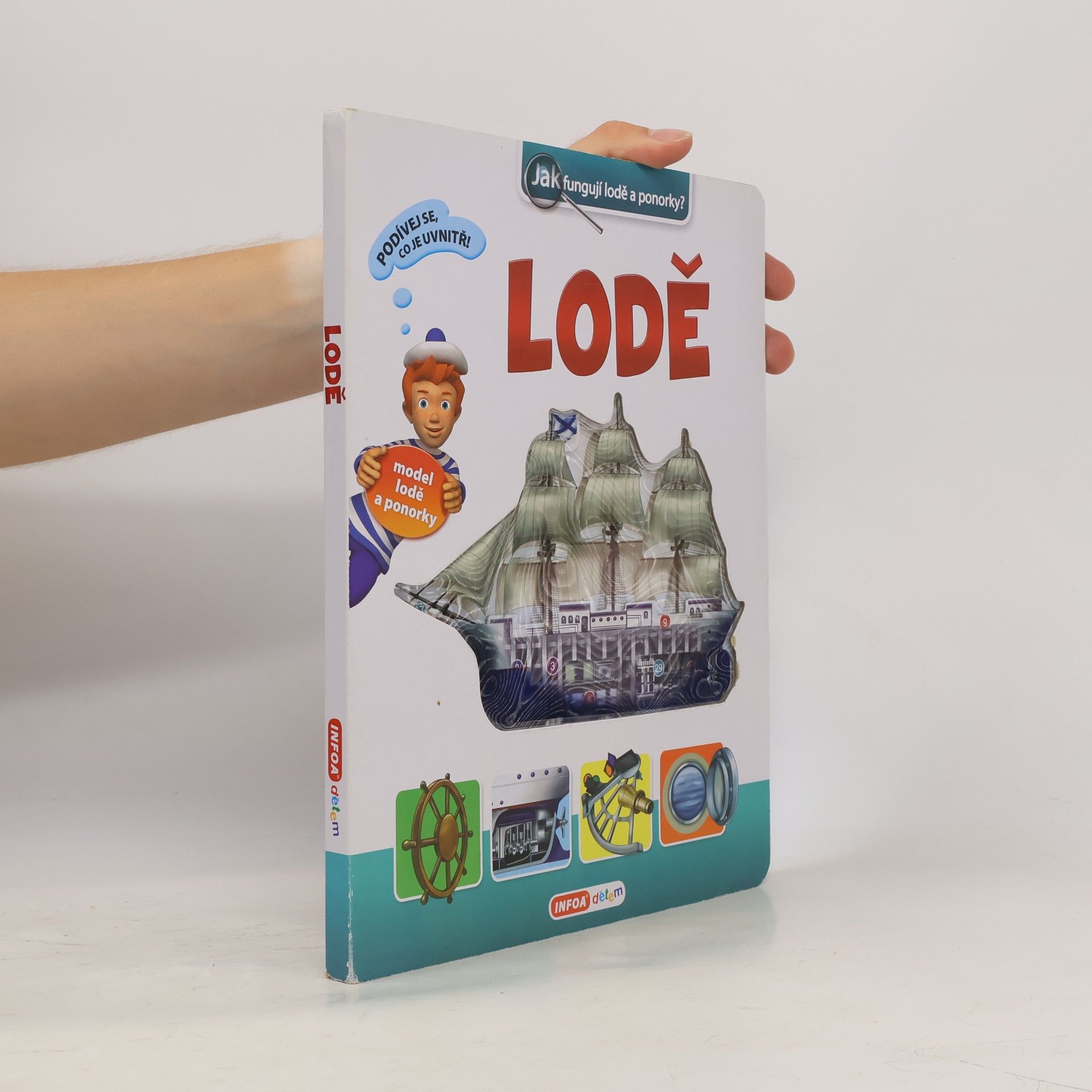 Marie Pihrtová Lodě : jak fungují lodě a ponorky? (interaktivní kniha)