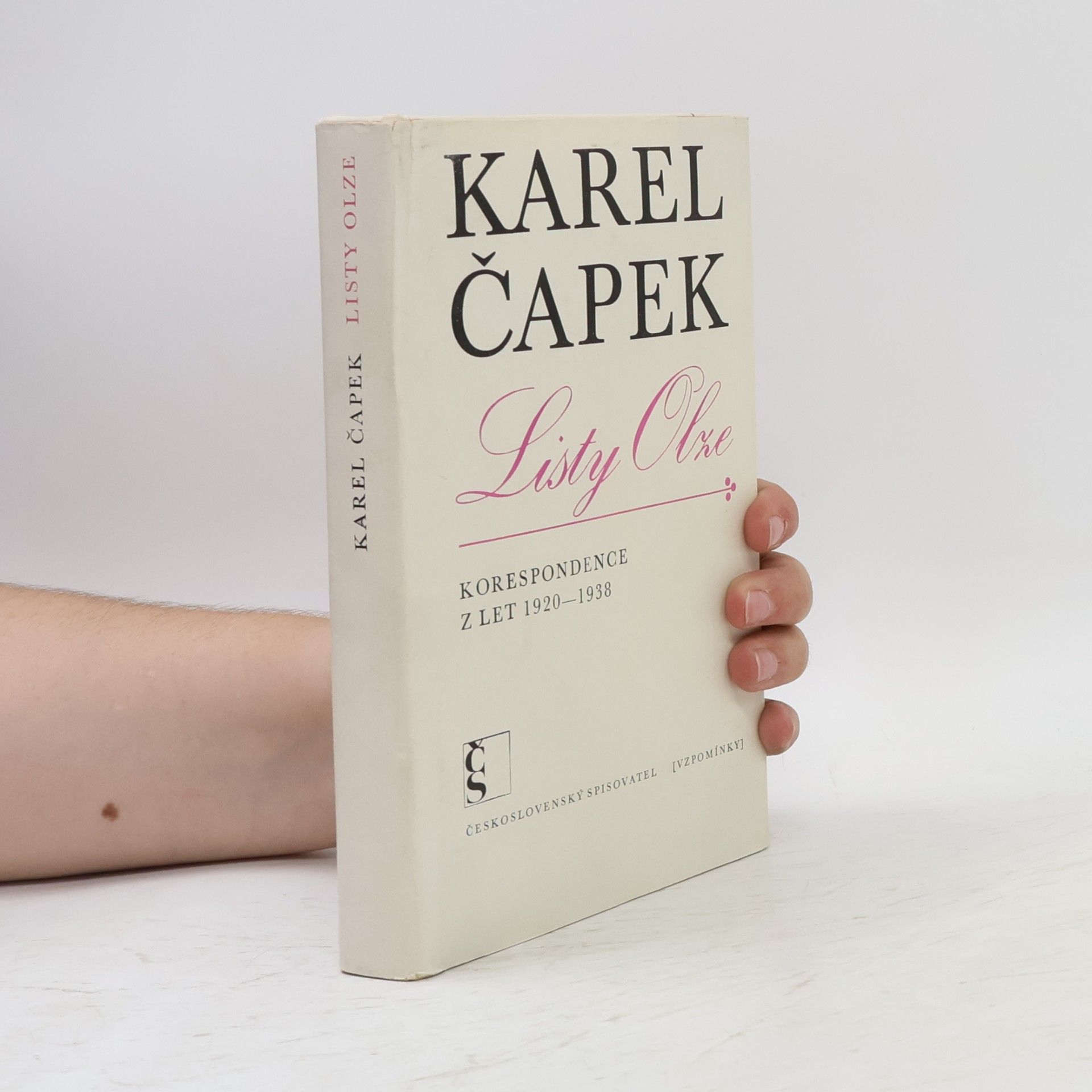 Karel Čapek Listy Olze