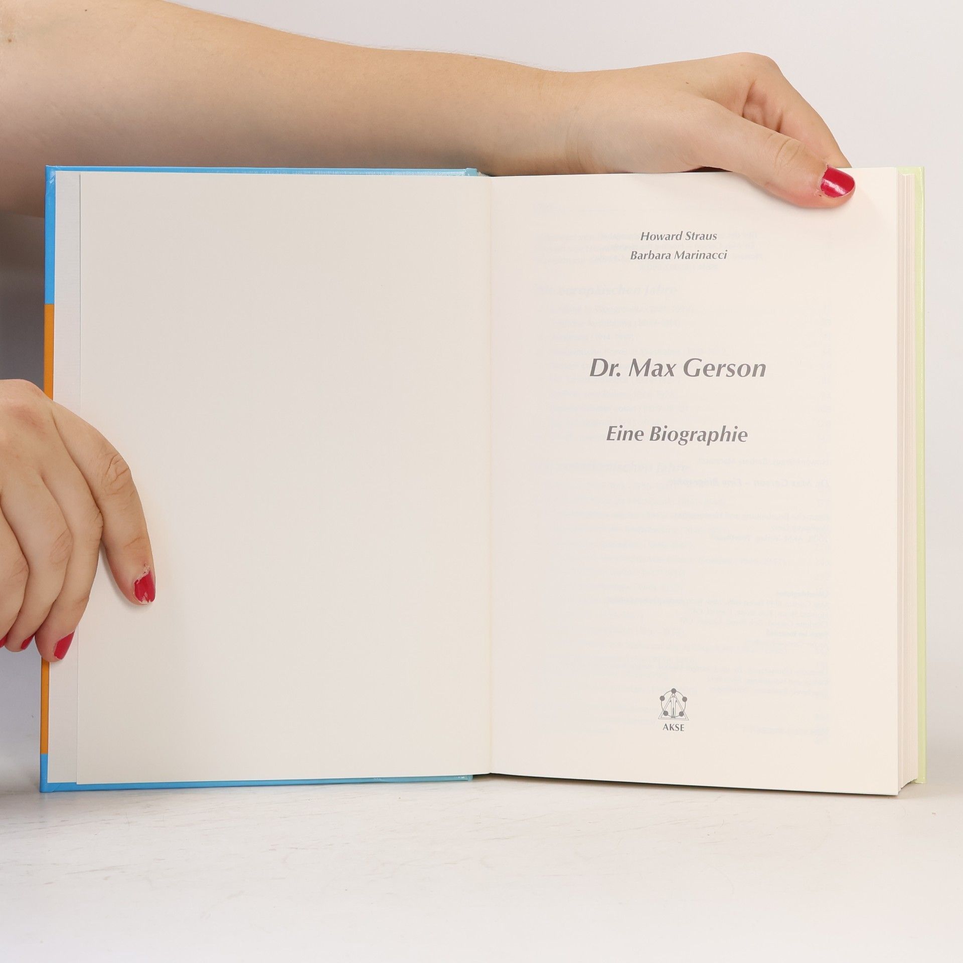 Howard Straus Dr. Max Gerson – Eine Biographie