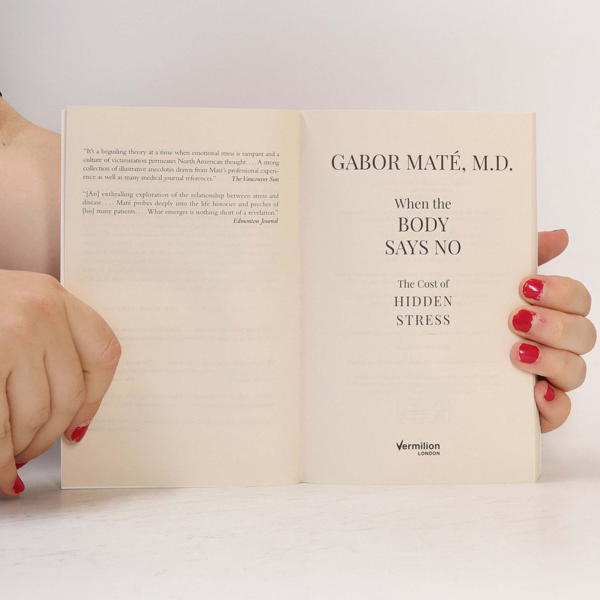 Gabor Maté When the Body Says No