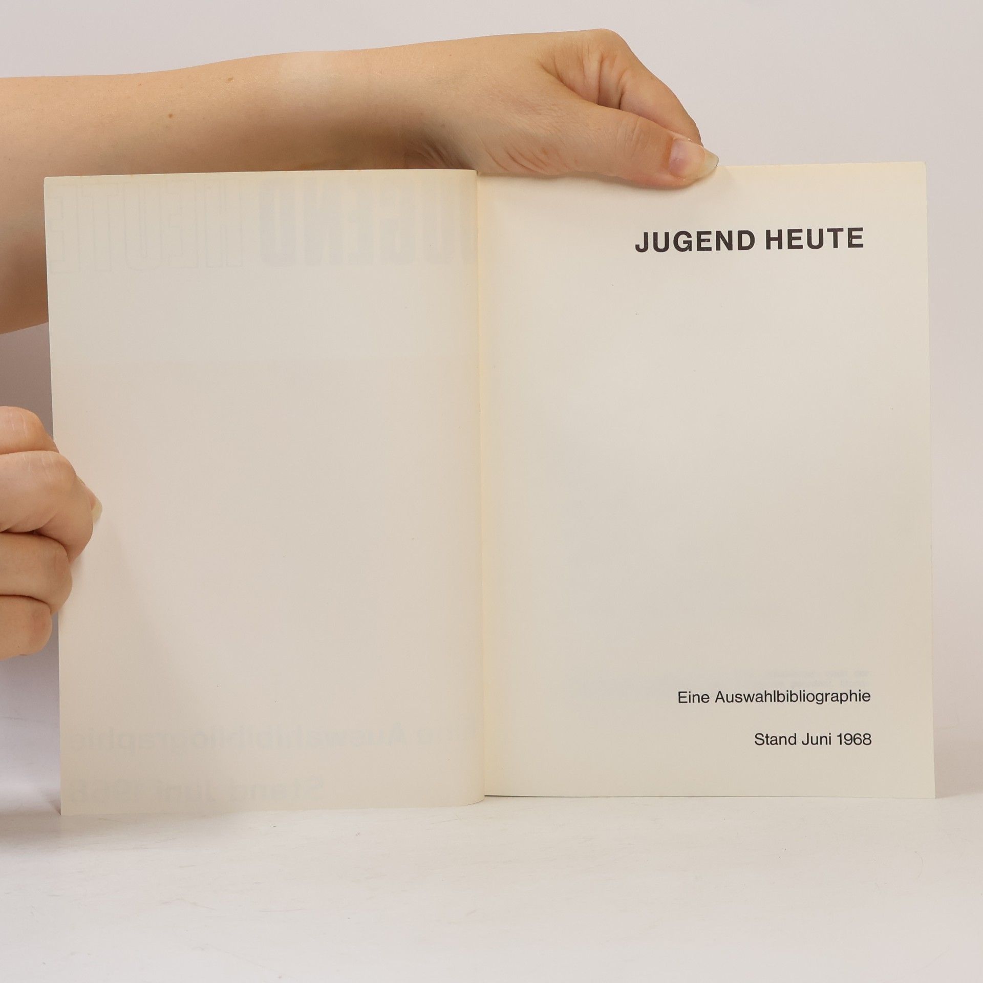 kolektiv Jugend heute. Eine Auswahlbibliographie