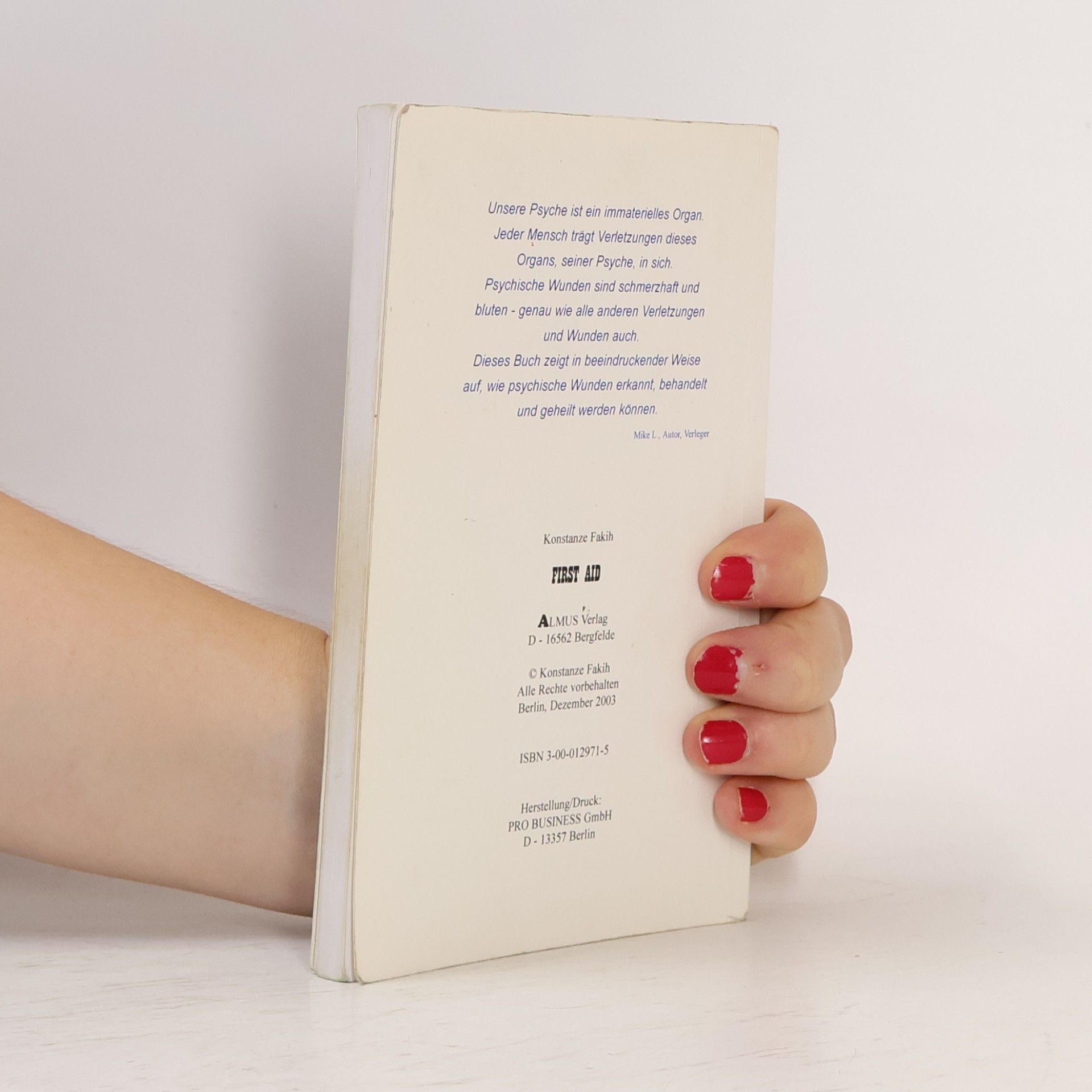 Konstanze Fakih First aid