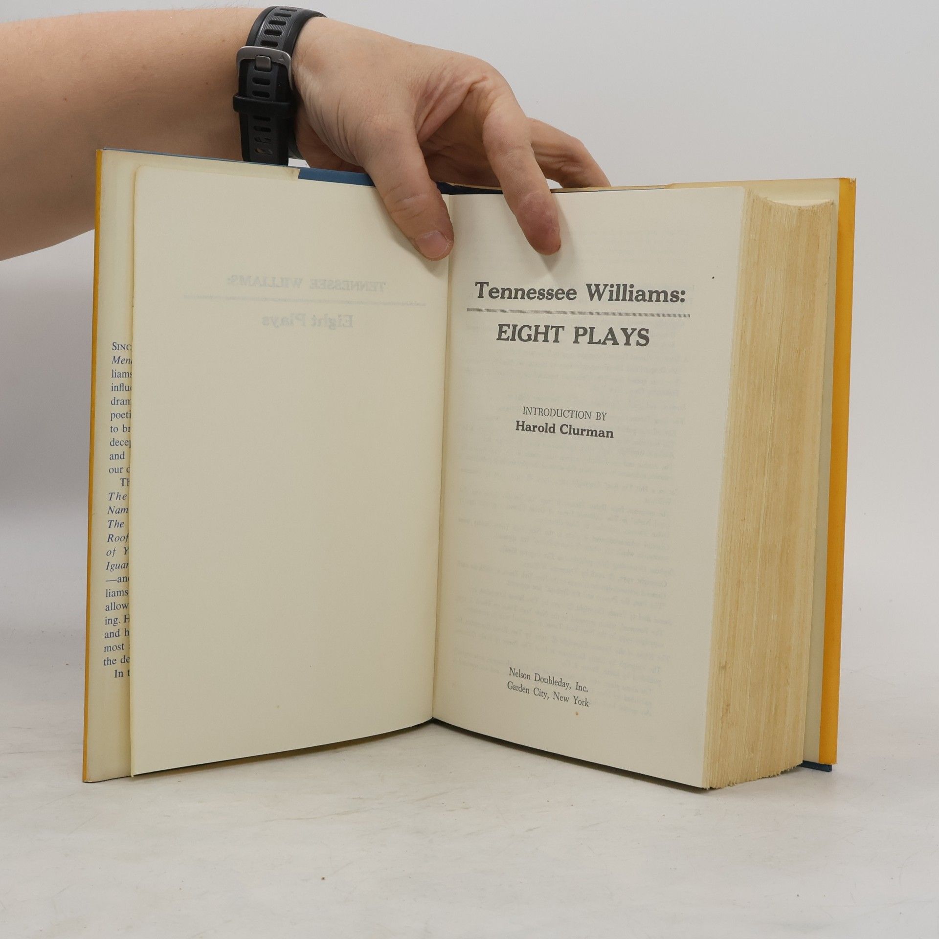 Harold Clurman Tennessee Williams: Eight Plays