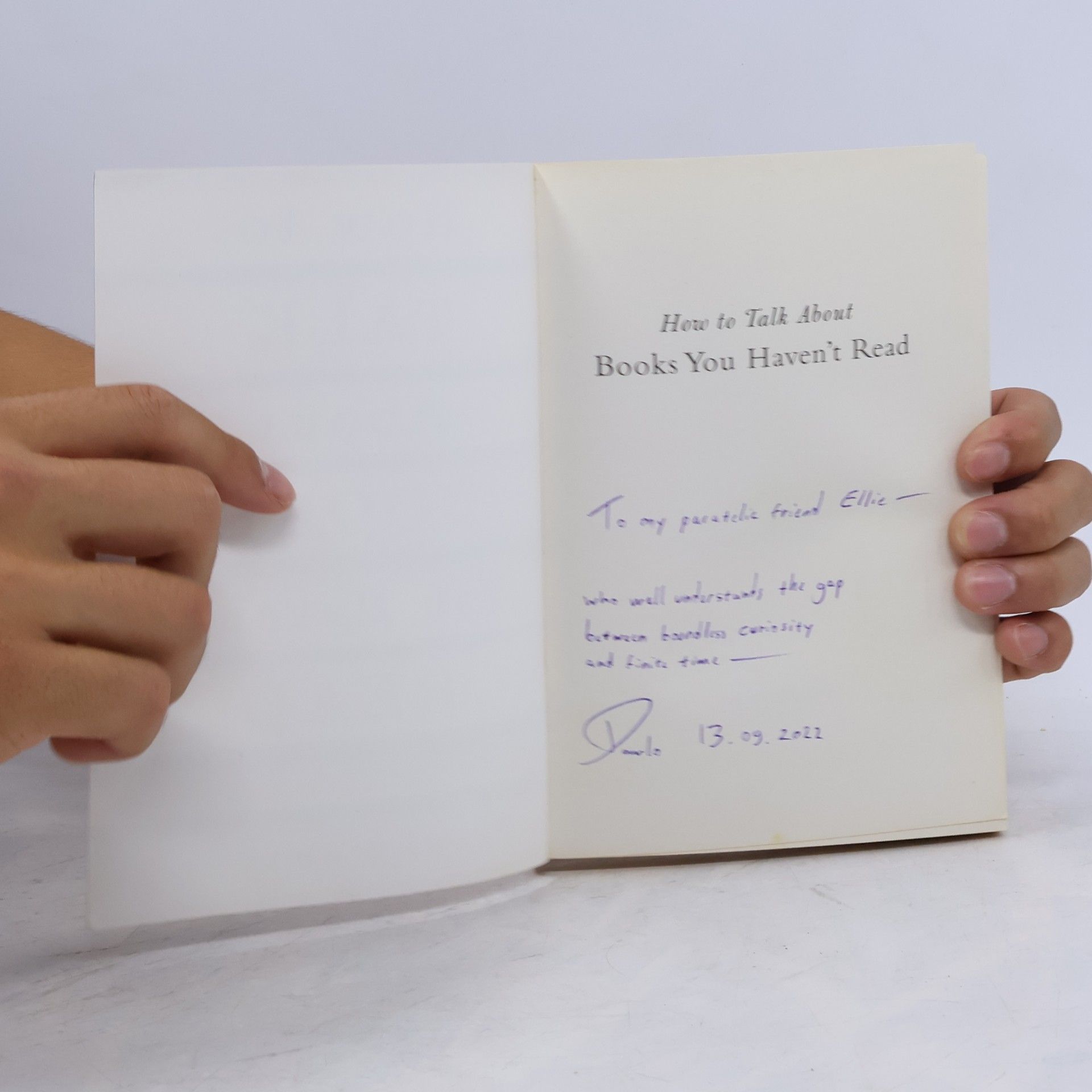 Pierre Bayard How to Talk About Books You Haven't Read