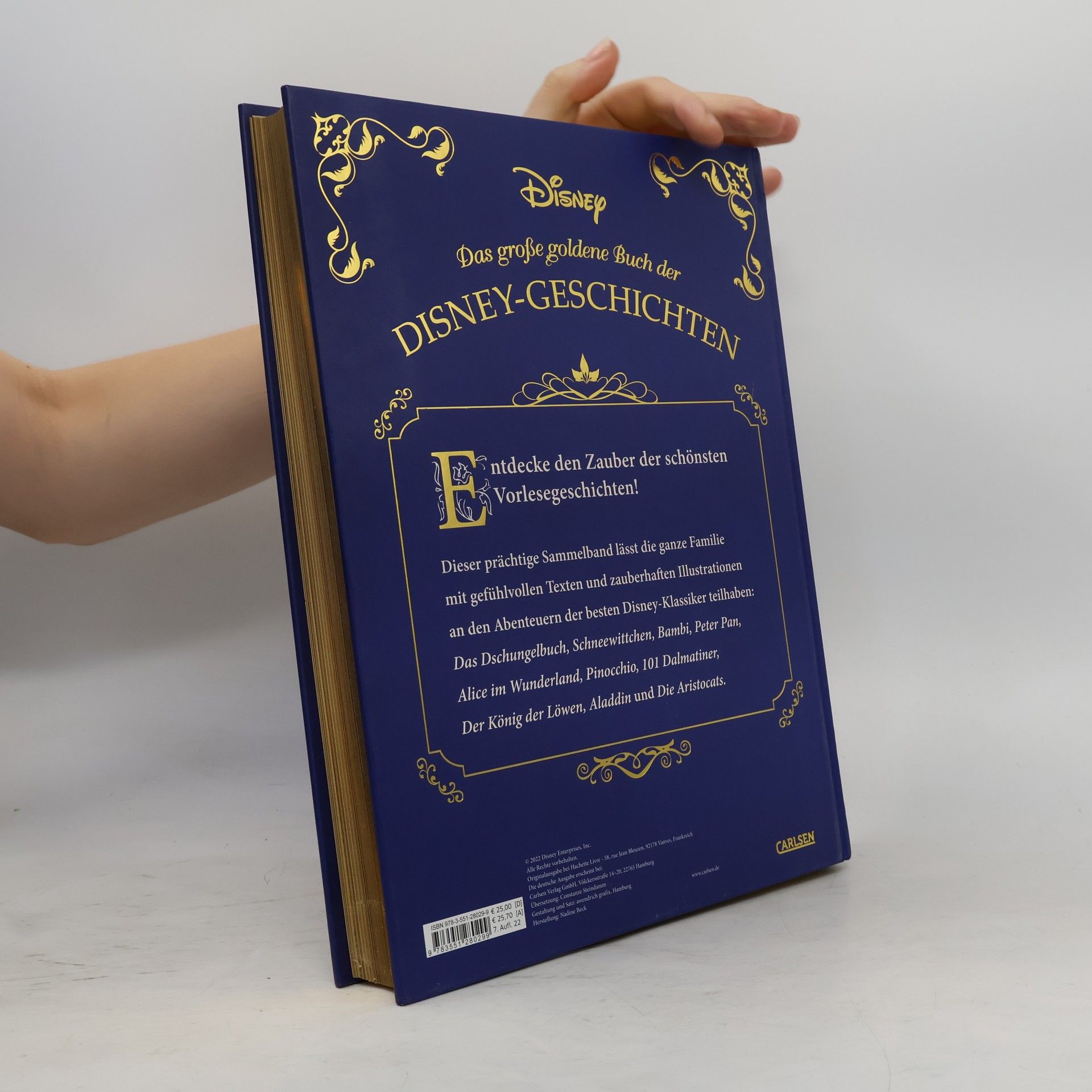 Emmanuelle Caussé Das große goldene Buch der Disney-Geschichten