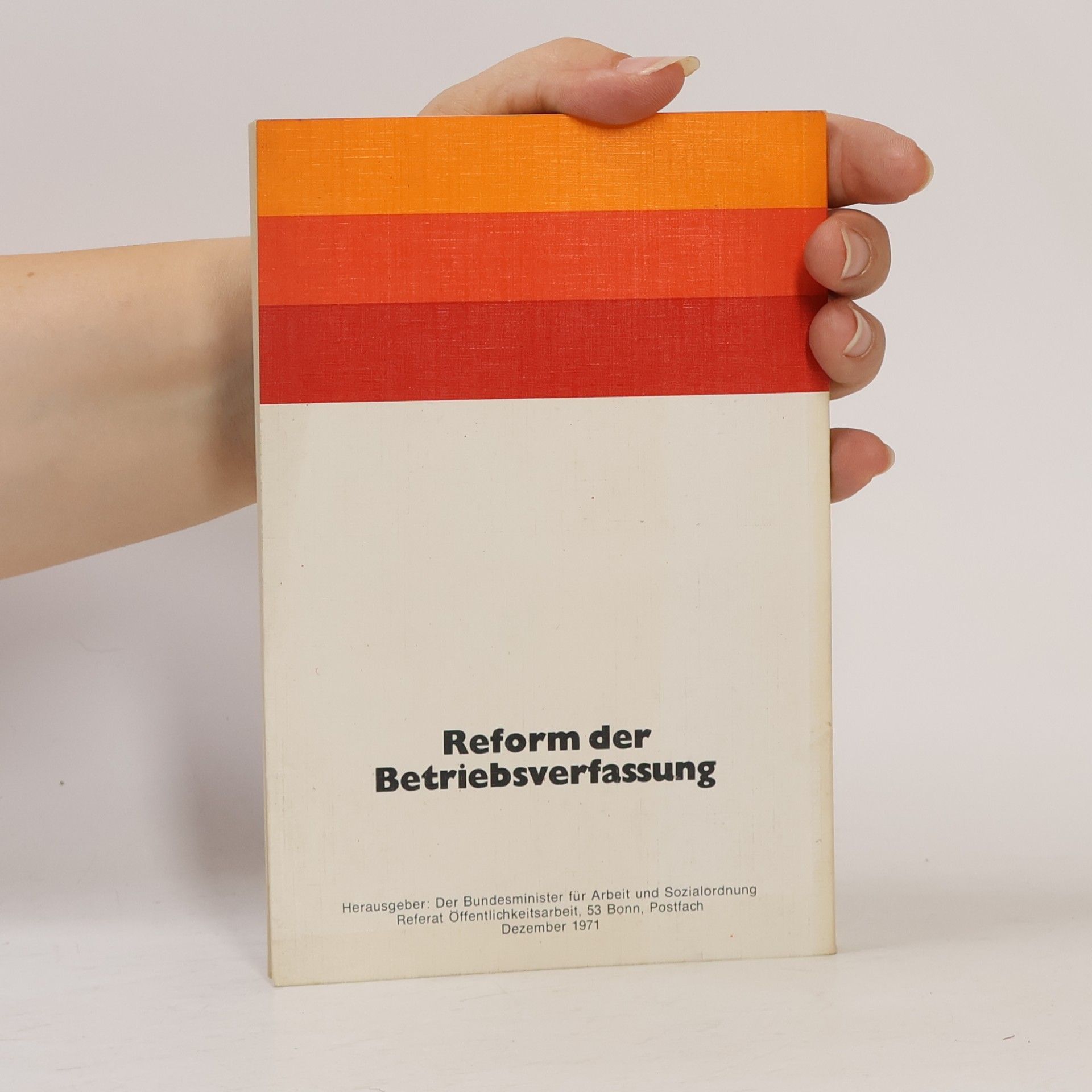 Autorenkollektiv Reform der Betriebsverfassung