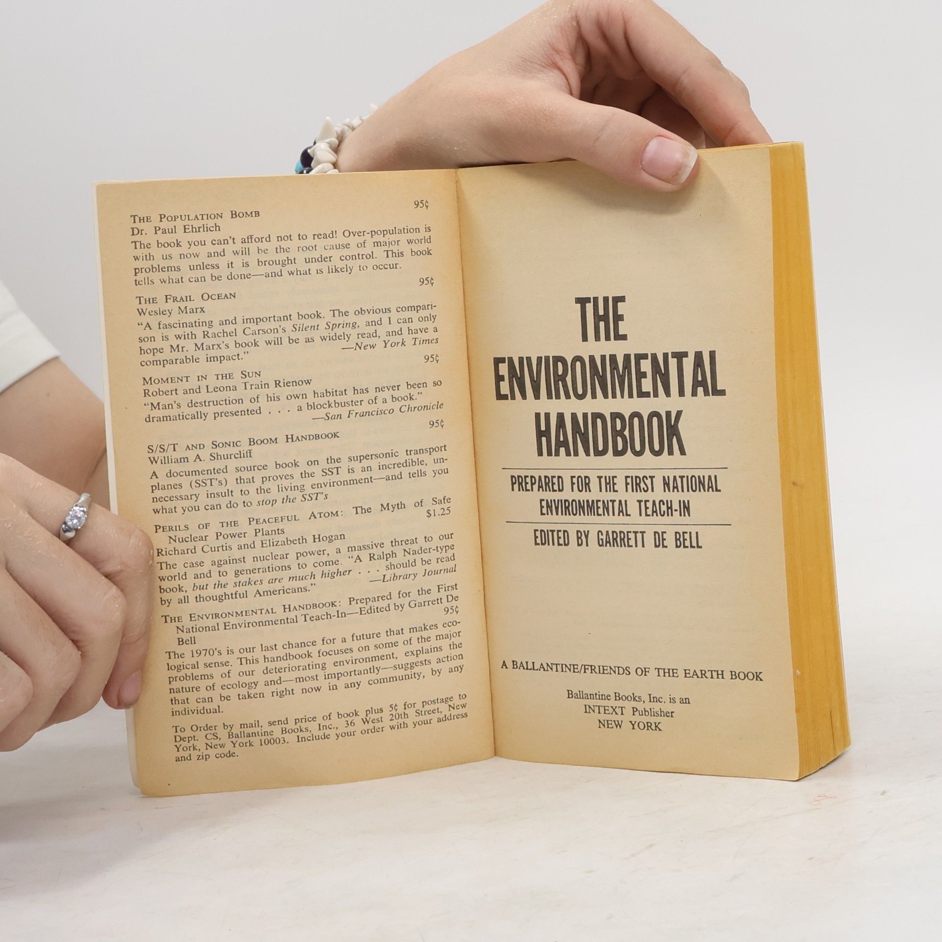 Garrett de Bell The Environmental Handbook