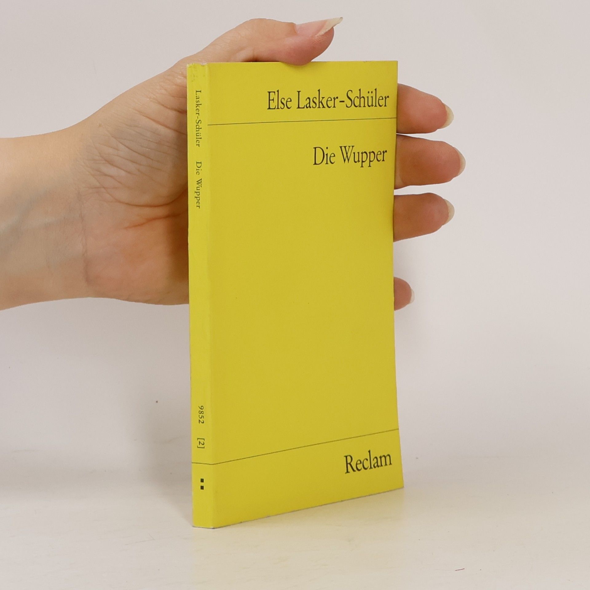 Else Lasker-Schüler Die Wupper