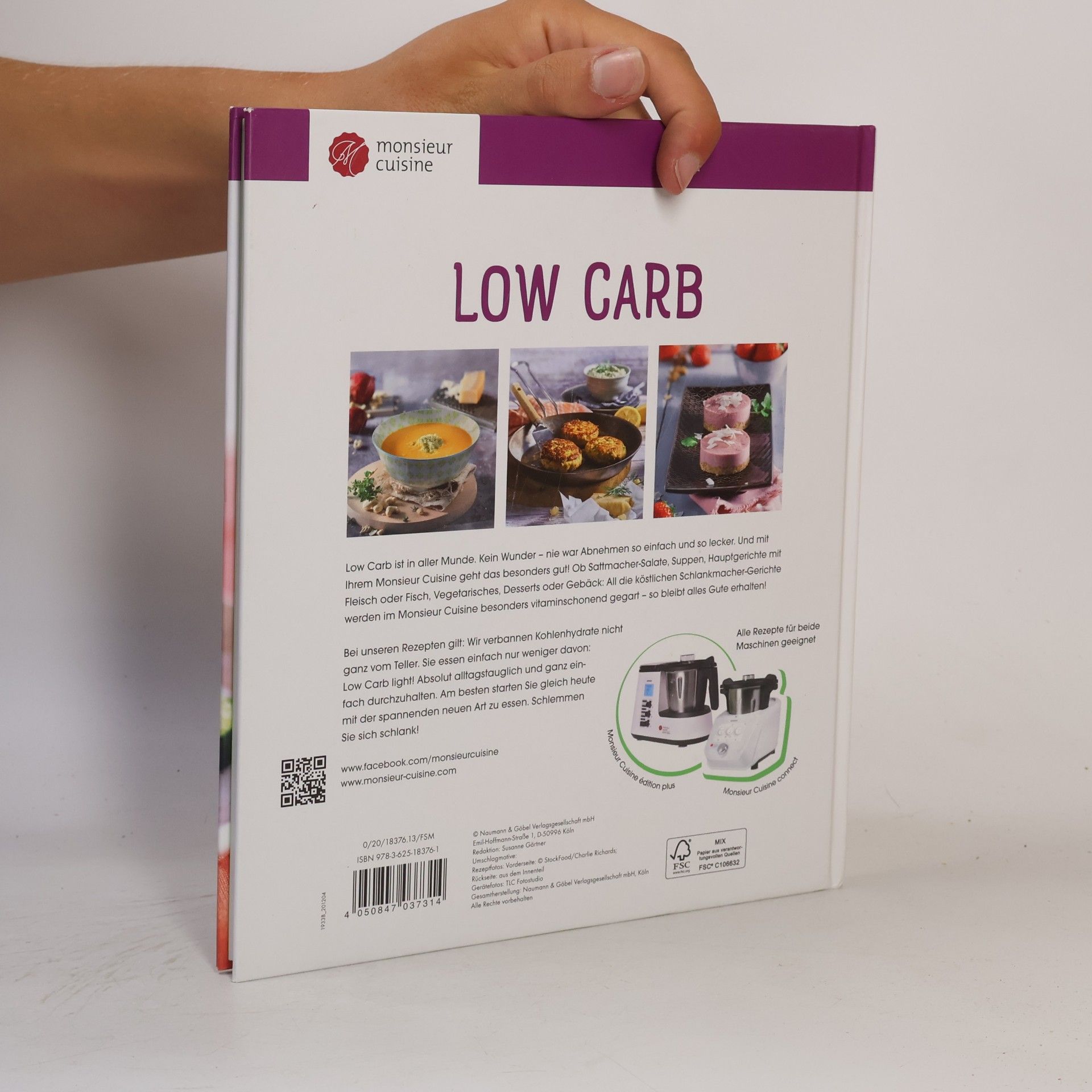 Autorenkollektiv Low Carb. Die besten Rezepte für Monsieur Cuisine édition plus und Monsieur Cuisine connect