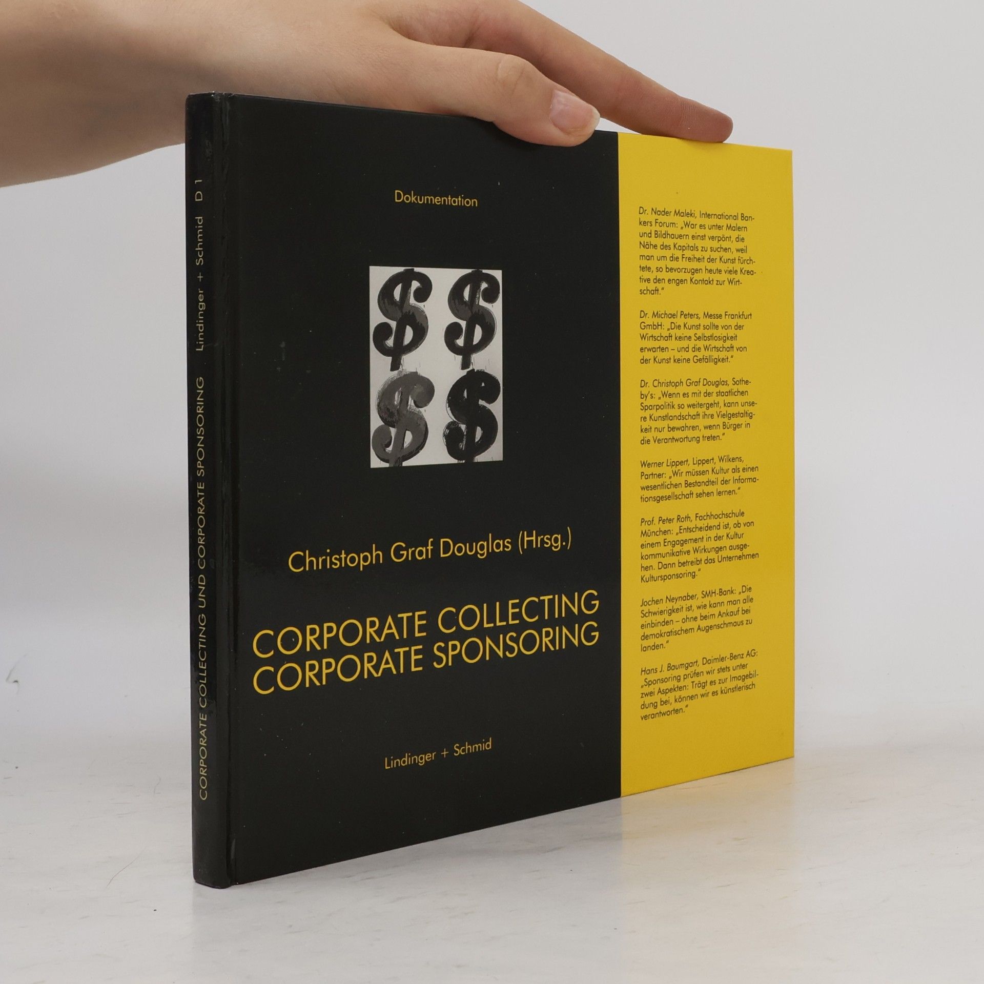 Christoph A. Graf Douglas Dokumentations-Reihe - 1: Corporate Collecting und Corporate Sponsoring