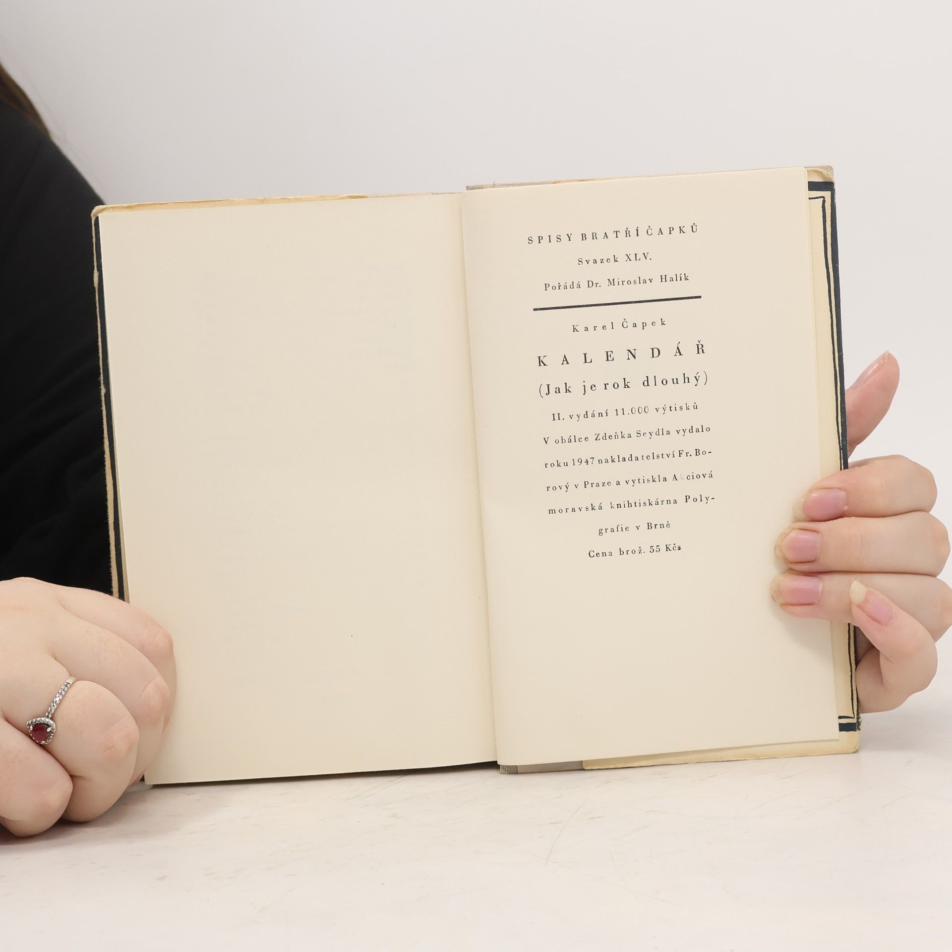 Karel Čapek Kalendář: Jak je rok dlouhý