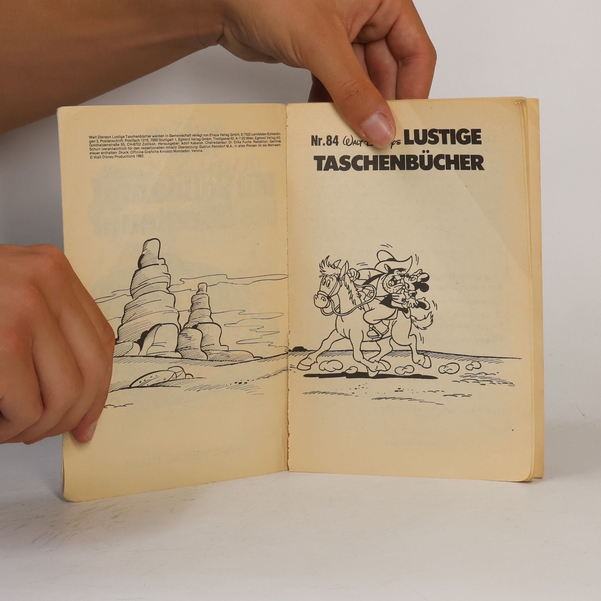 Walt Disney Lustiges Taschenbuch 84. Mit Volldampf ins Abenteuer