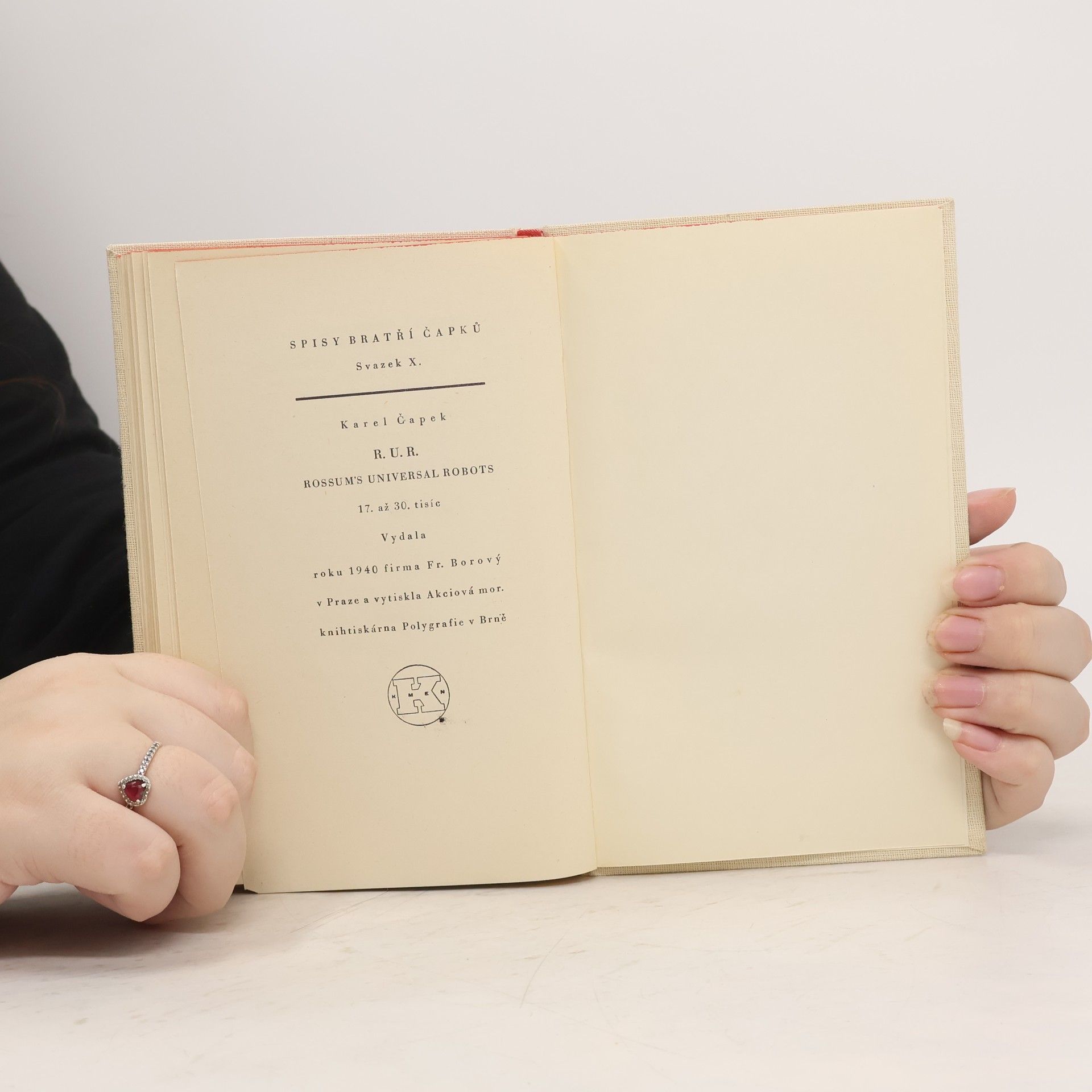 Karel Čapek R.U.R.