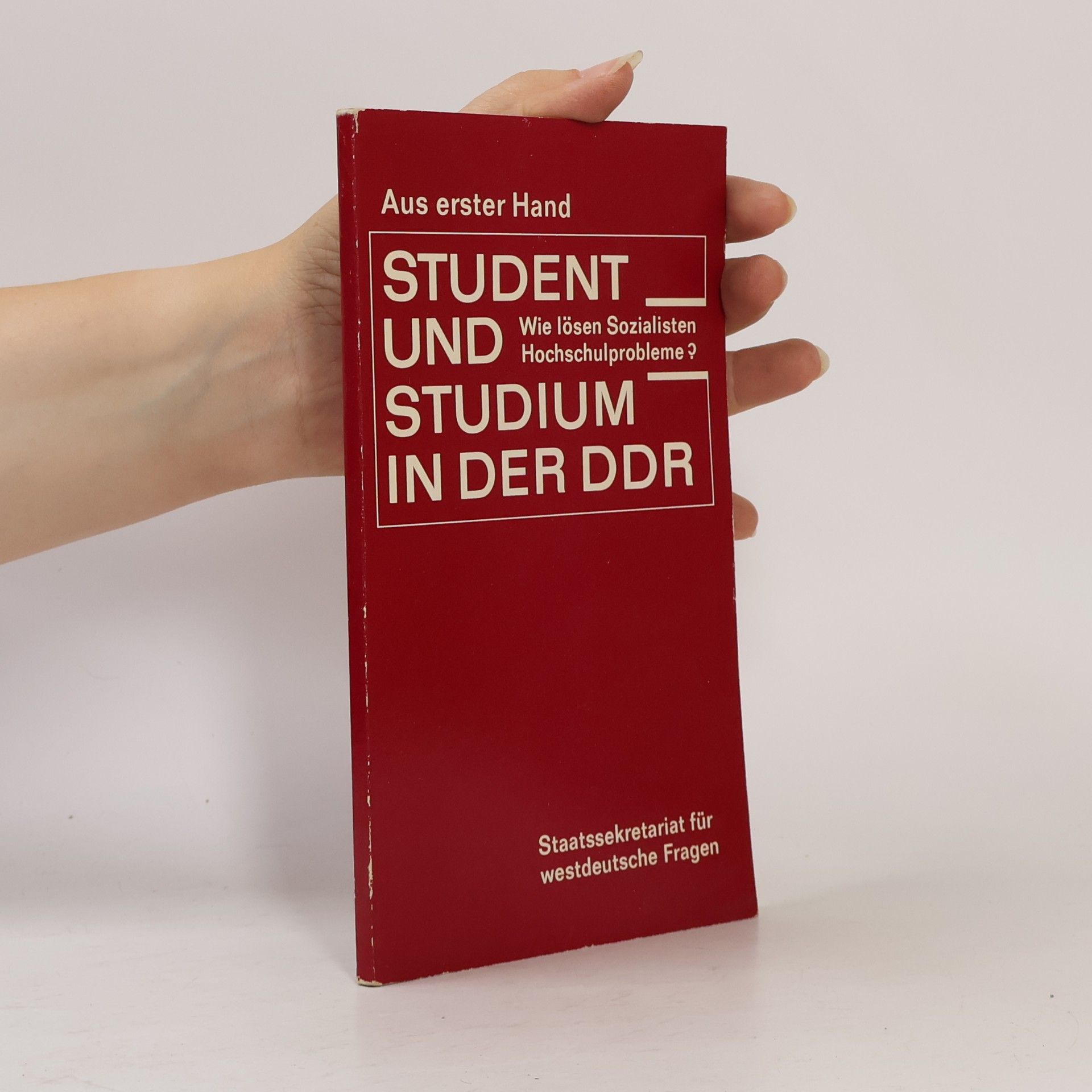 Autorenkollektiv Student und Studium in der DDR