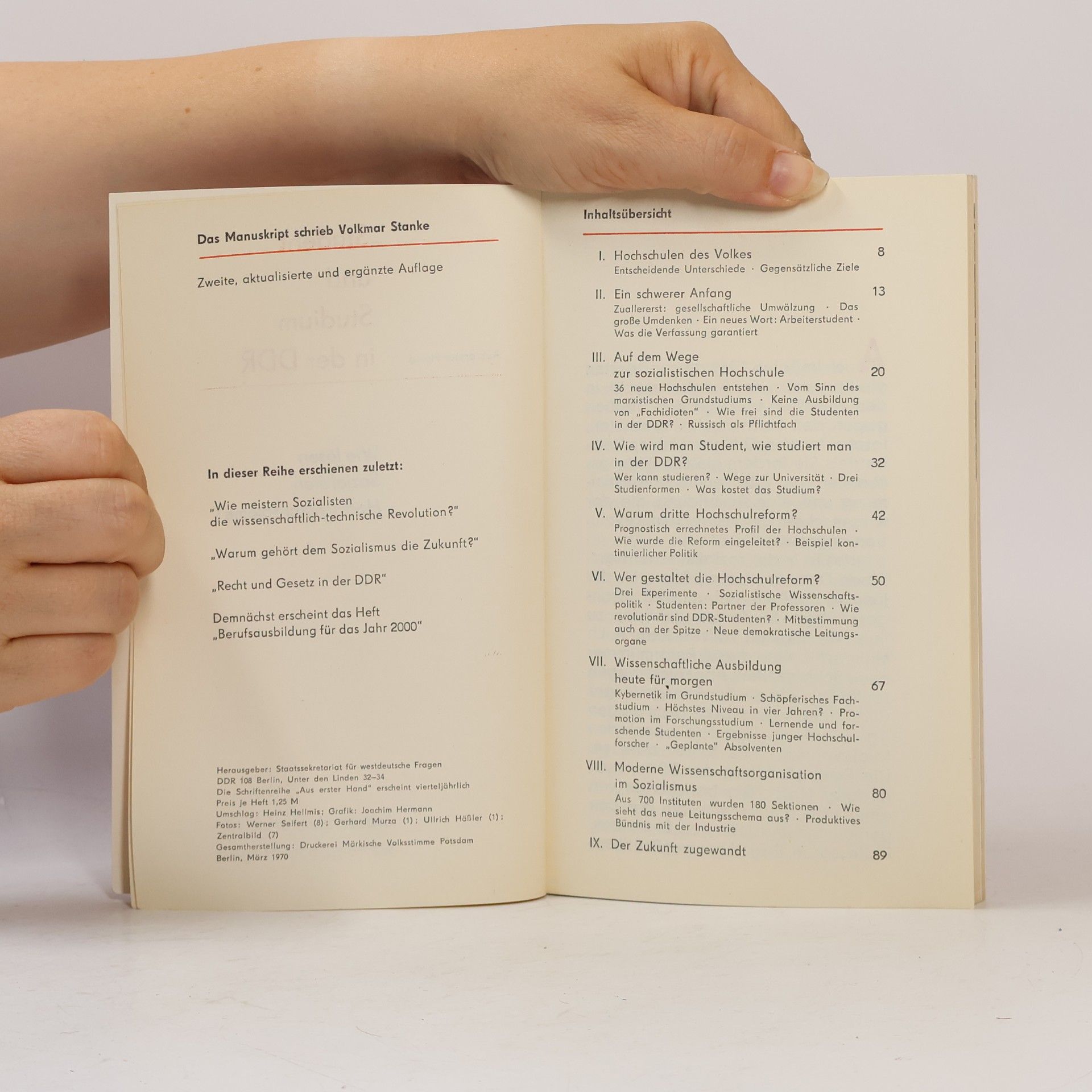 Autorenkollektiv Student und Studium in der DDR