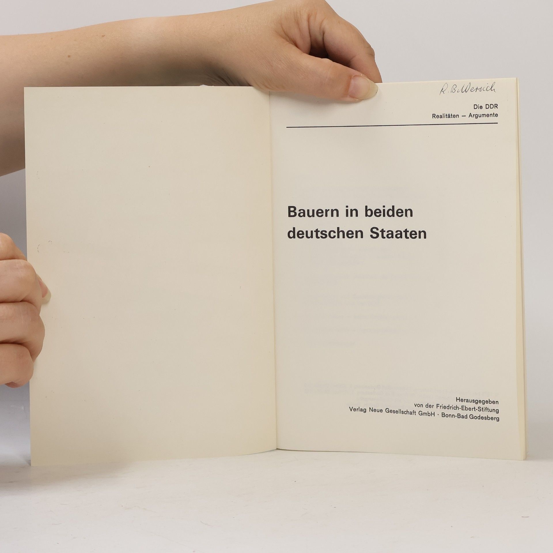 Autorenkollektiv Bauern in beiden deutschen Staaten