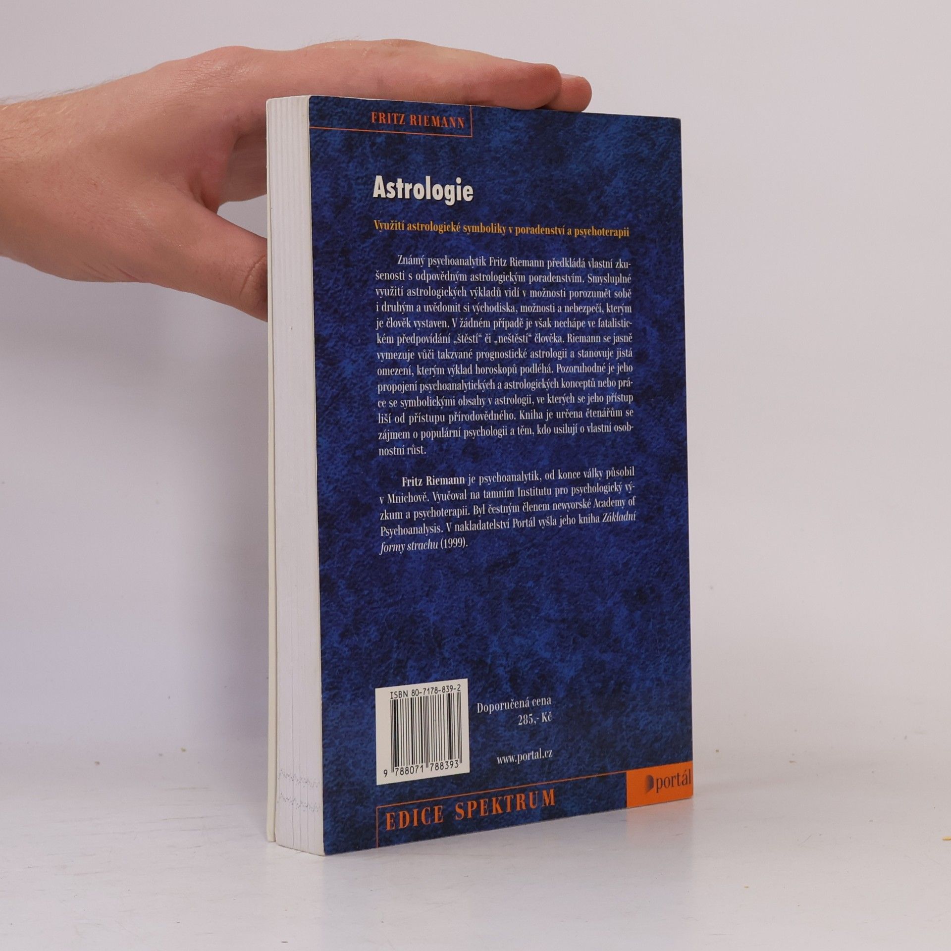 Fritz Riemann Astrologie. Využití astrologické symboliky v poradenství a psychoterapii