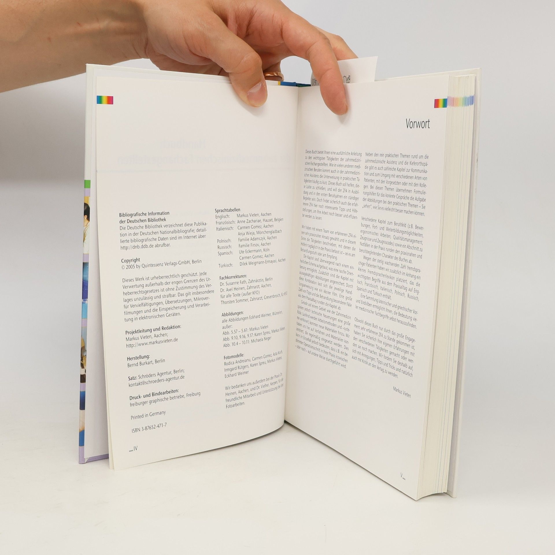 Markus Vieten Quintessenz Bibliothek: Handbuch der zahnmedizinischen Fachangestellten