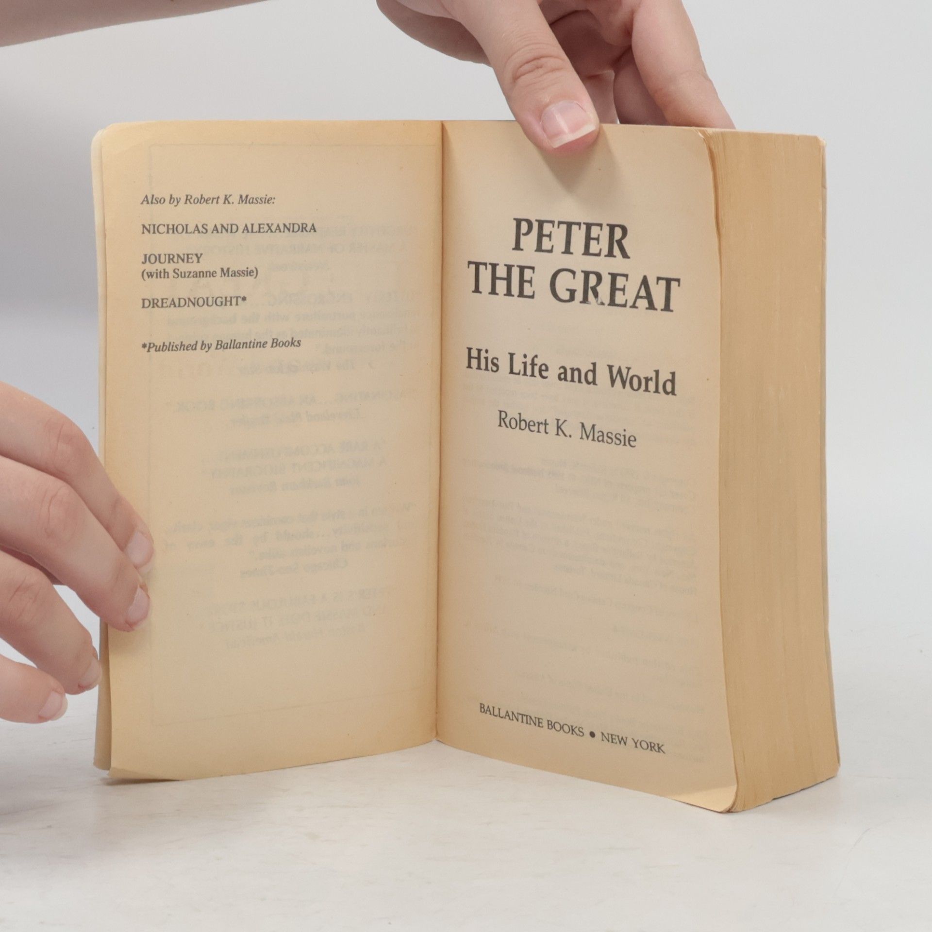 Robert K. Massie Peter the Great