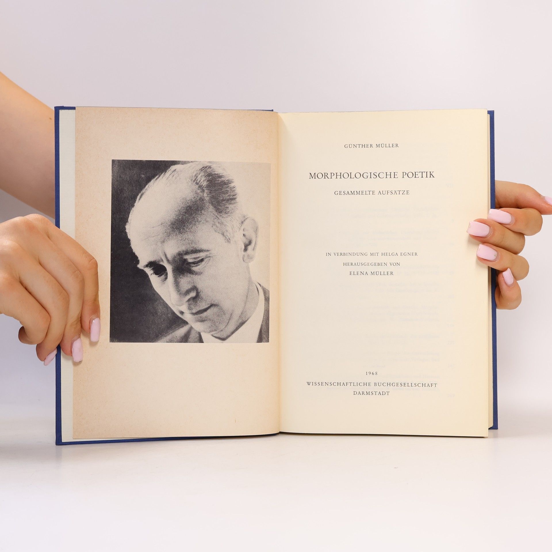 Günther Müller Morphologische Poetik