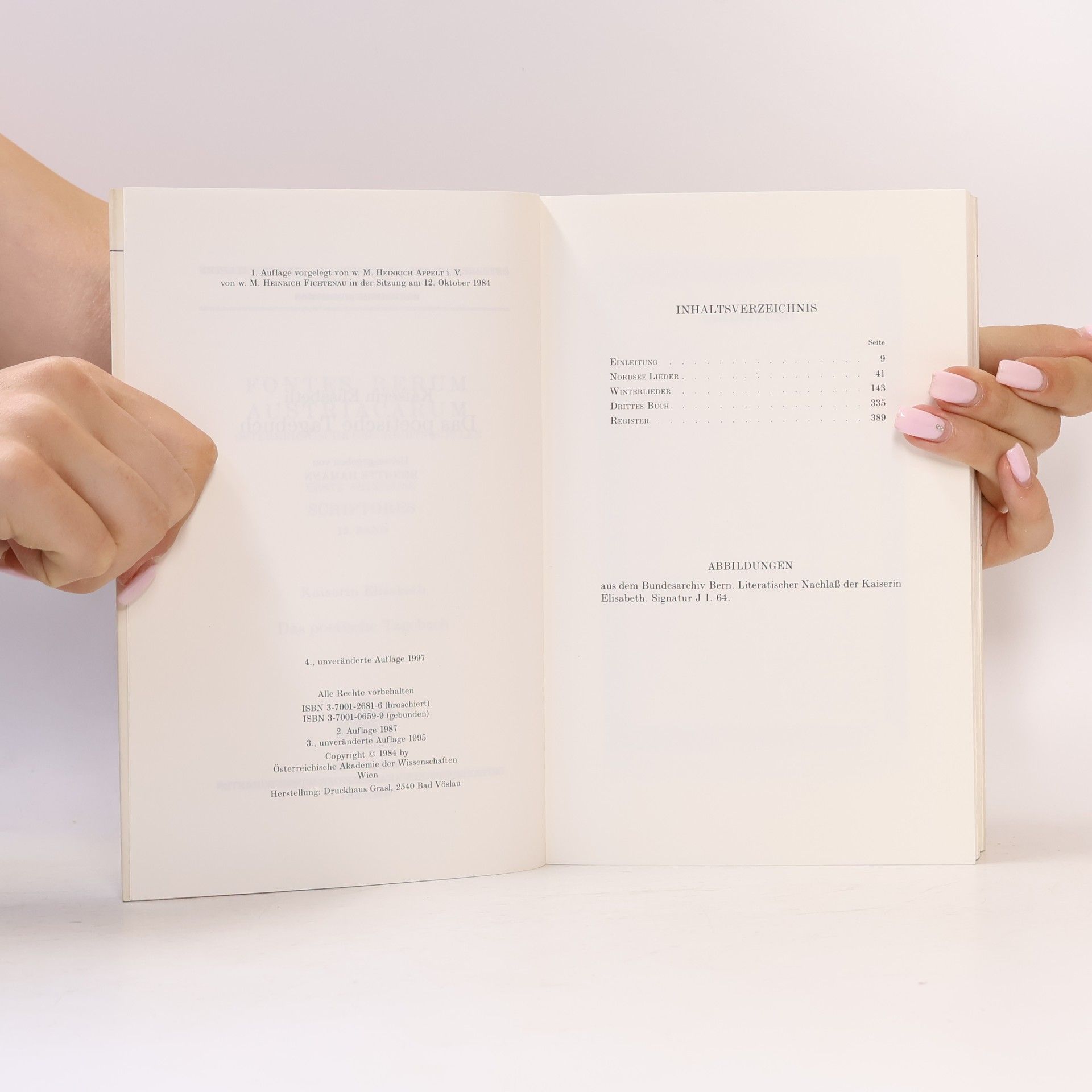Brigitte Hamann Kaiserin Elisabeth. Das poetische Tagebuch
