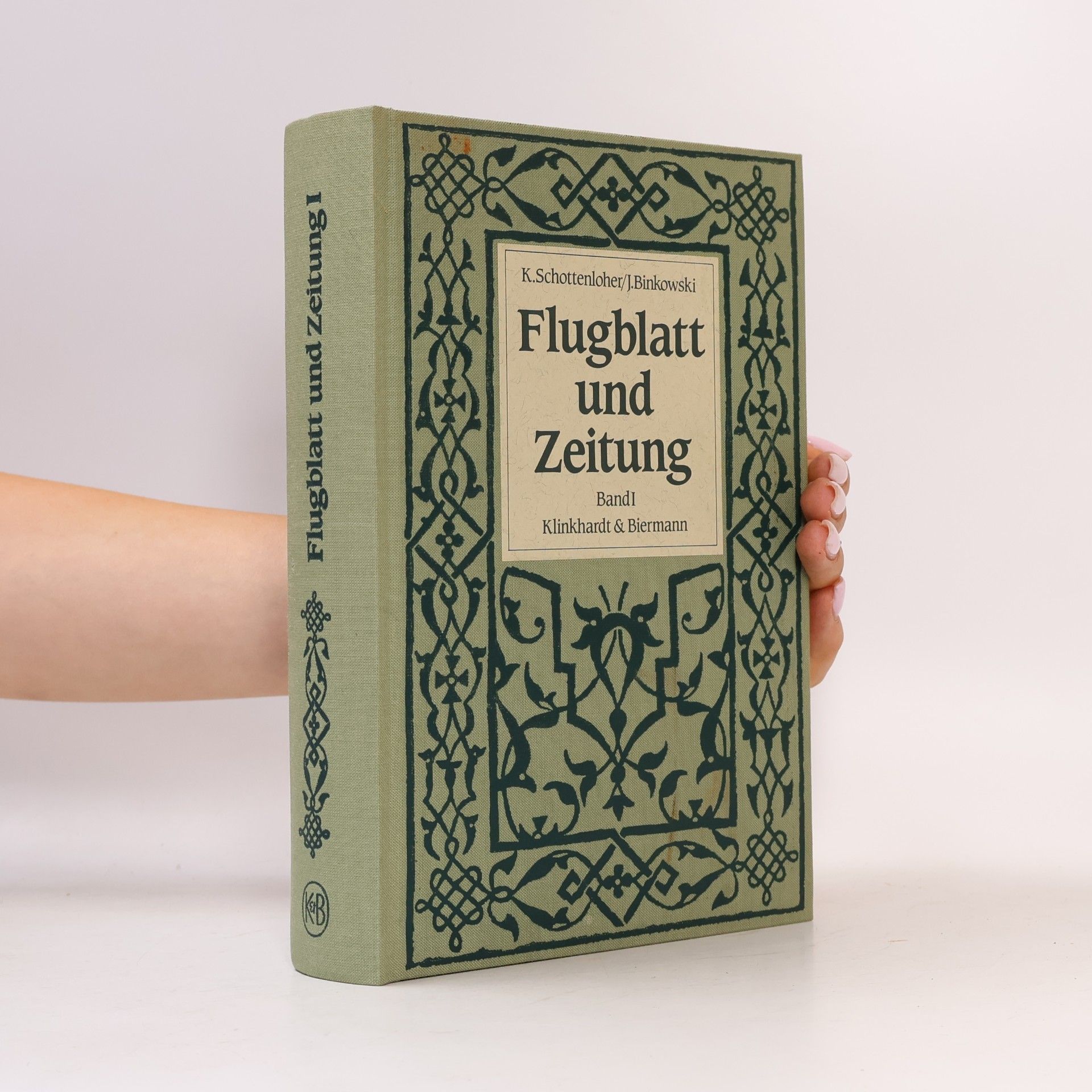 Karl Schottenloher Flugblatt und Zeitung