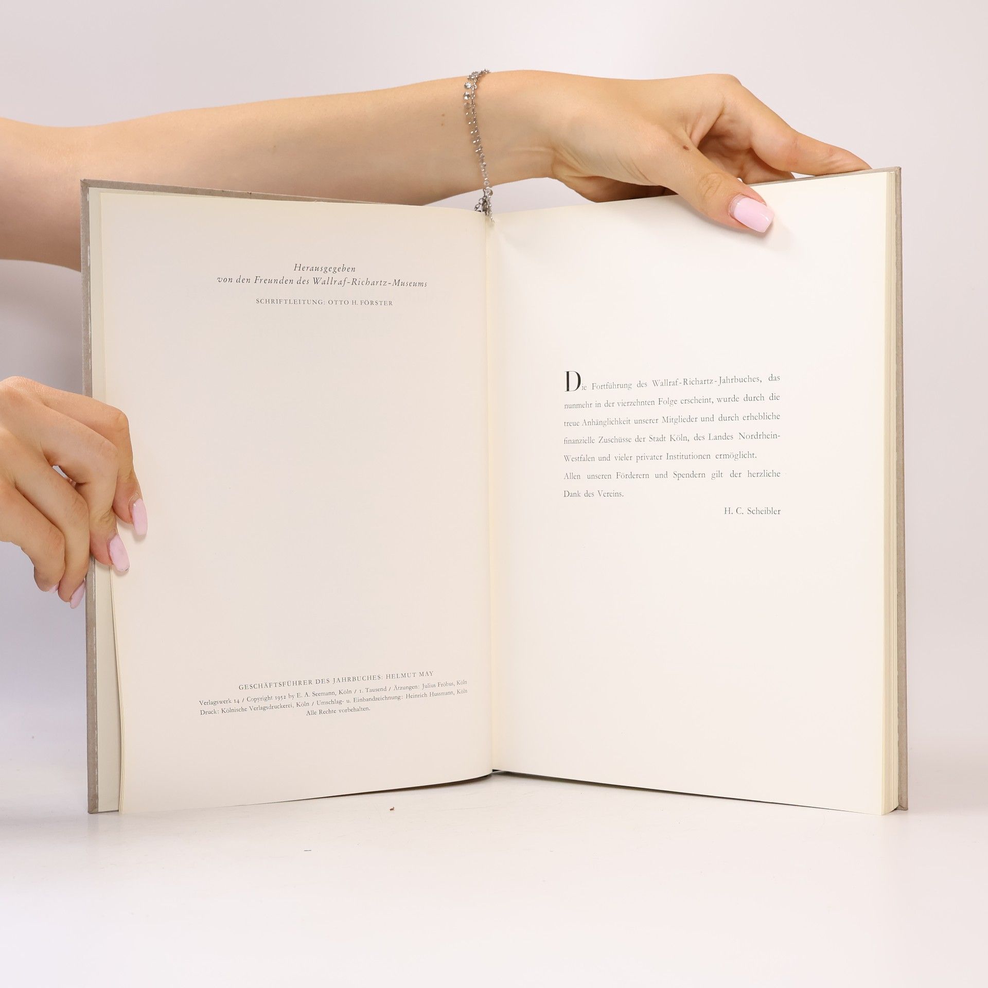 Otto H. Förster Wallraf-Richartz-Jahrbuch XIV