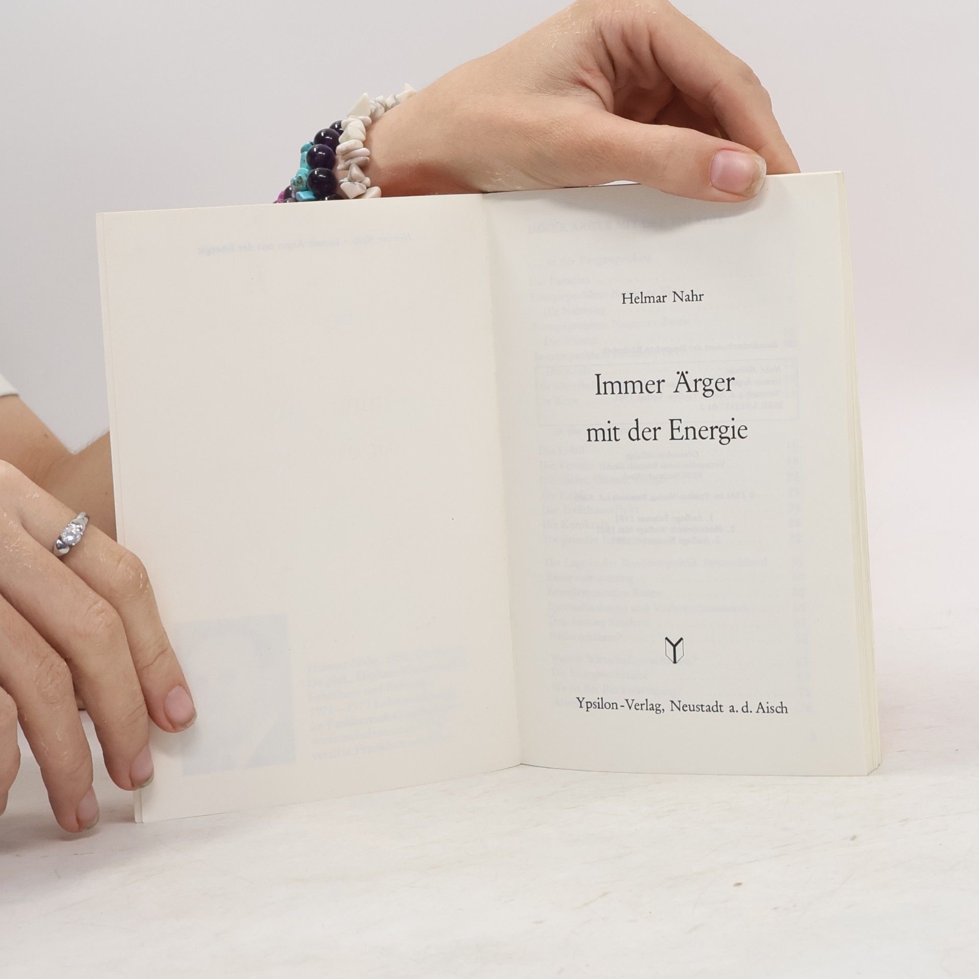 Helmar Nahr Immer Ärger mit der Energie