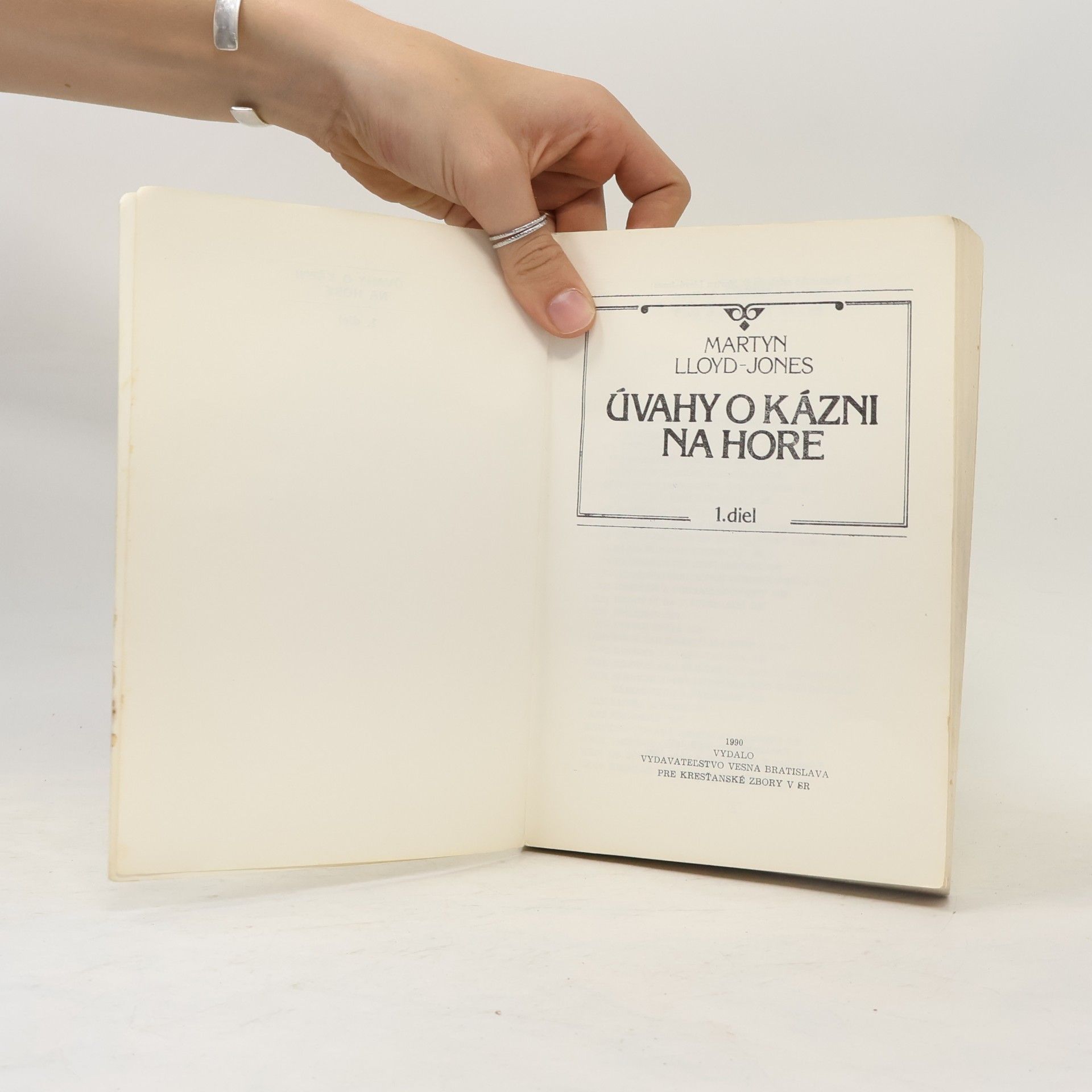 Sally Lloyd-Jones Úvahy o Kázni na hore. 1. diel