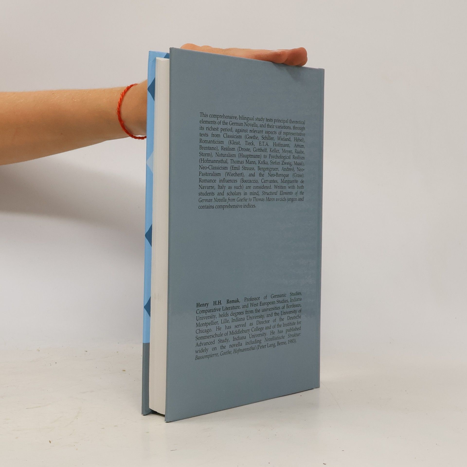 Henry H. H. Remak Structural Elements of the German Novella from Goethe to Thomas Mann