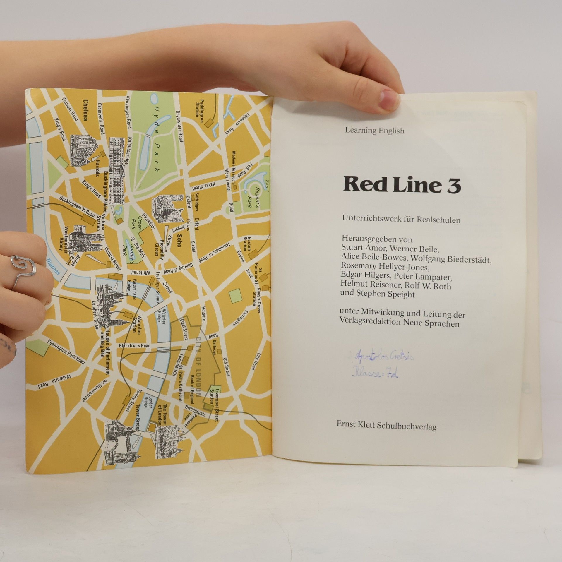Stuart Amor Learning English - Red Line - Pupil's Book, 3. Lehrjahr