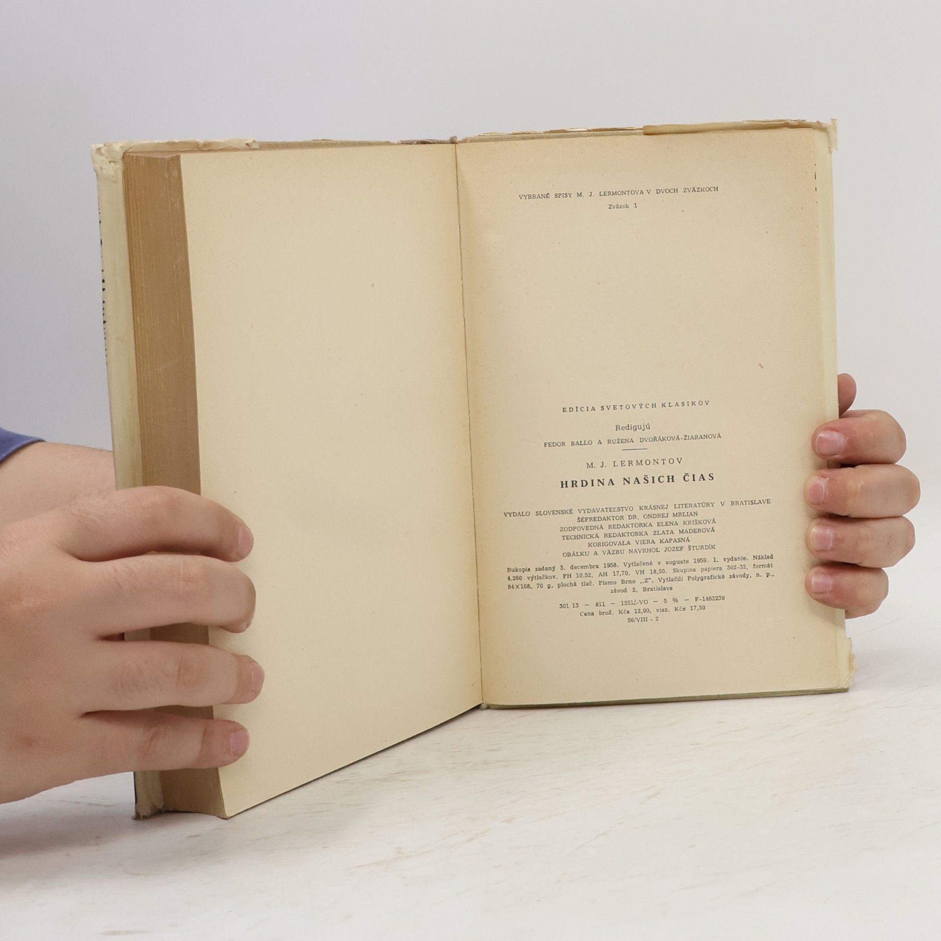 Michail Jurjevič Lermontov Hrdina našich čias