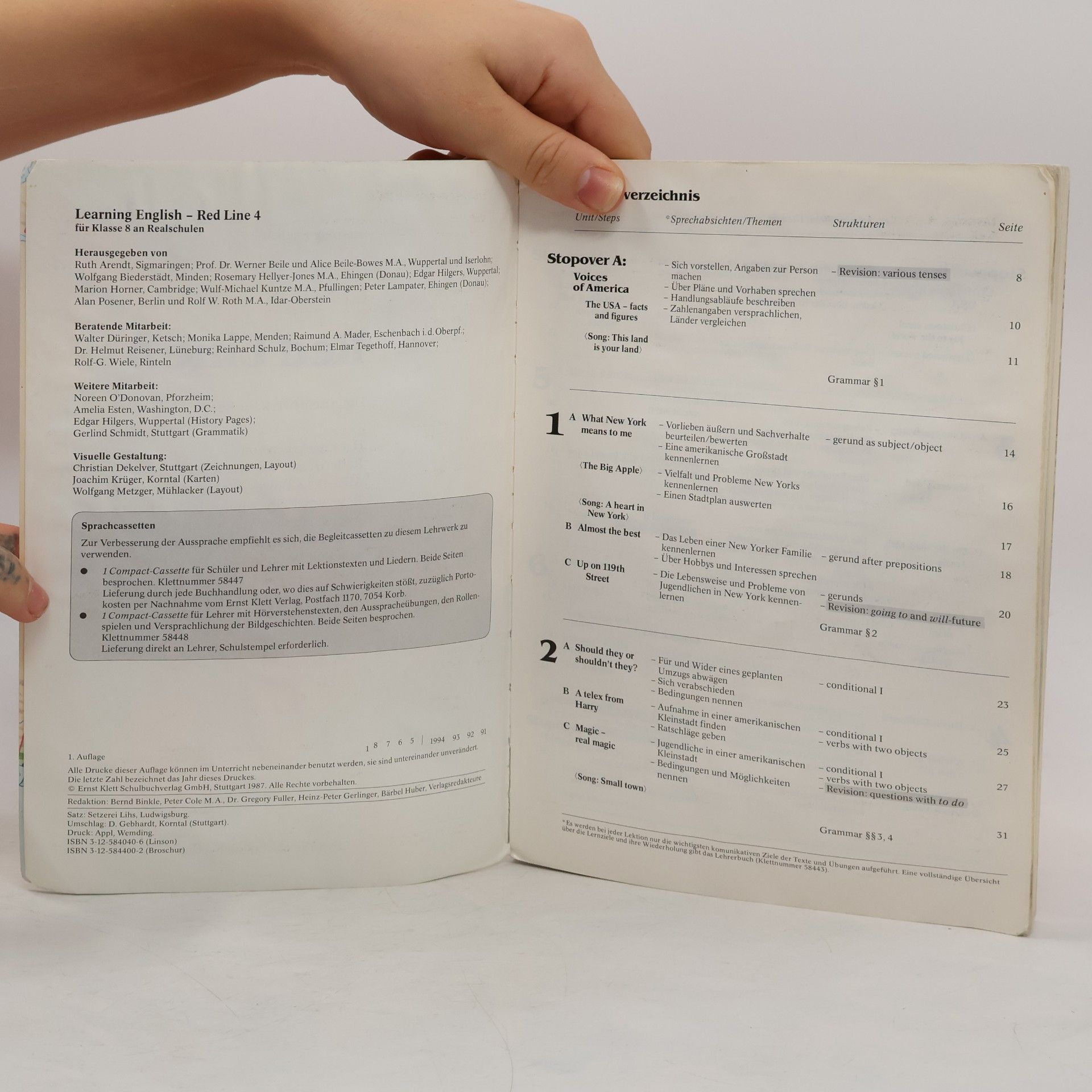 Werner Beile Learning English - Red Line