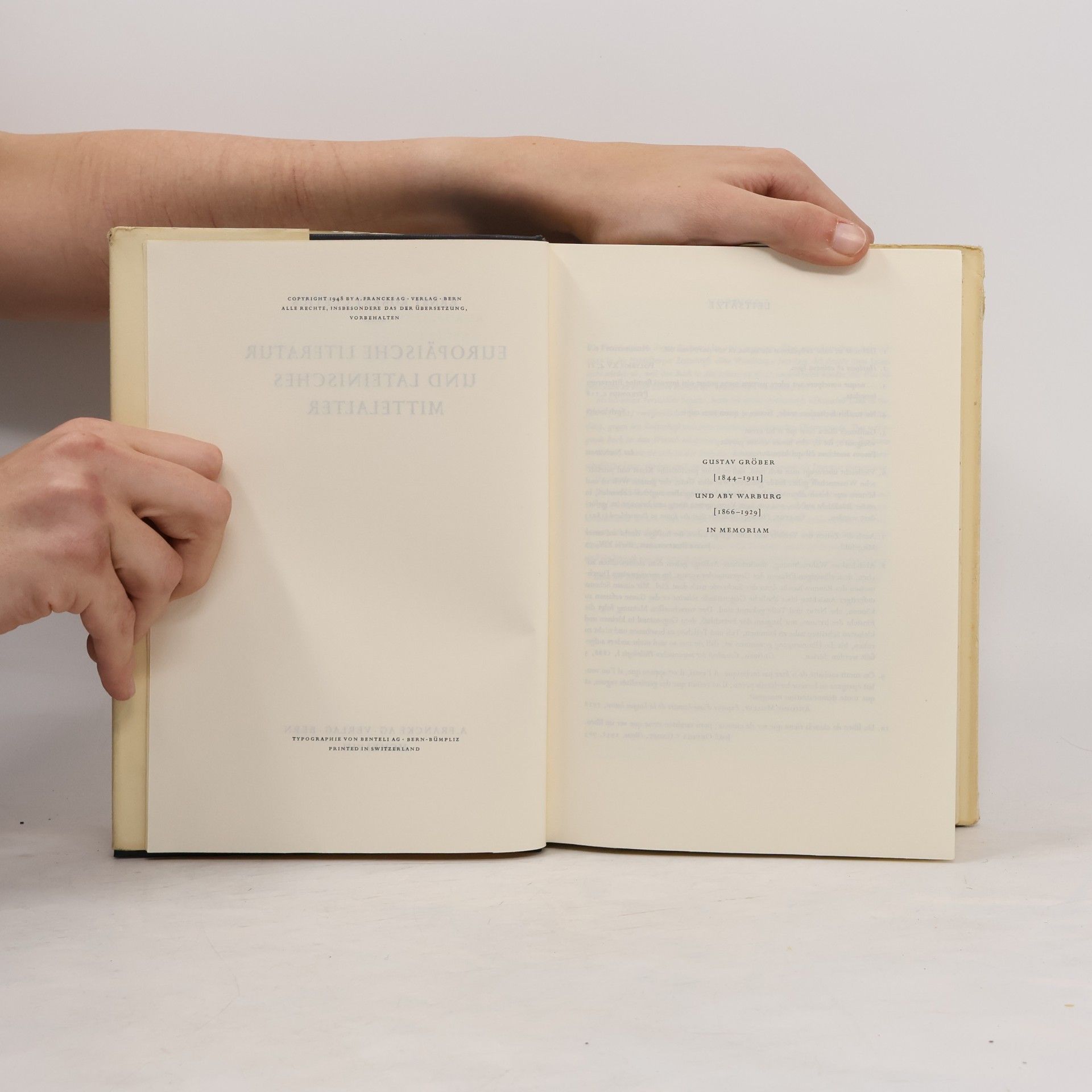 Ernst Robert Curtius Europäische Literatur und Lateinisches Mittelalter