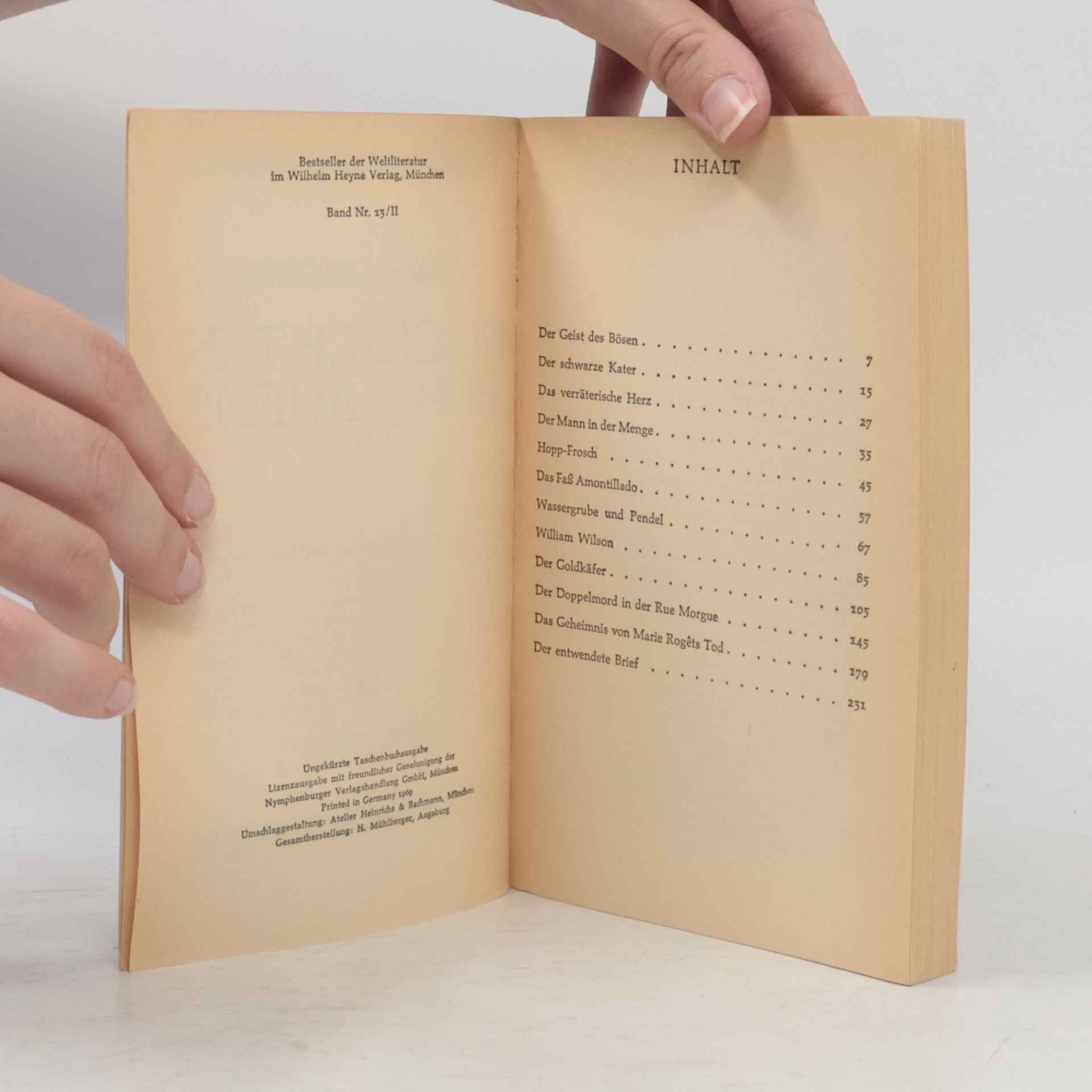 Edgar Allan Poe Geschichten des Grauens 2