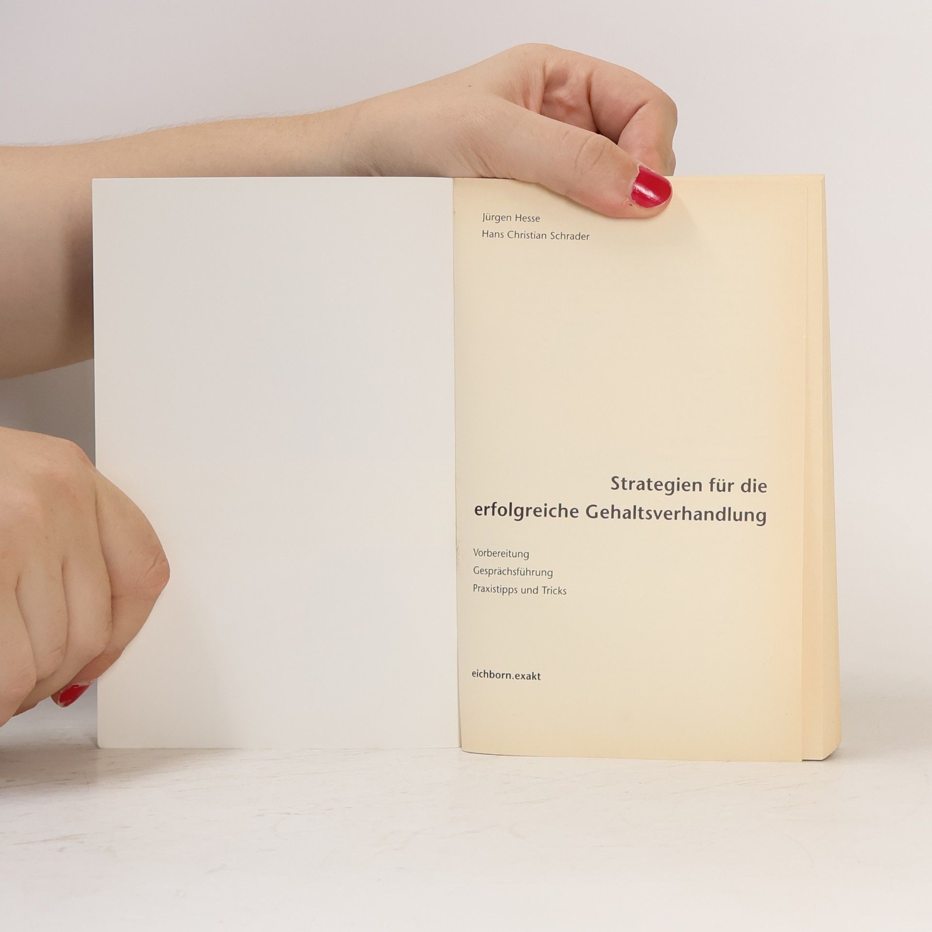 Jürgen Hesse Strategien für die erfolgreiche Gehaltsverhandlung