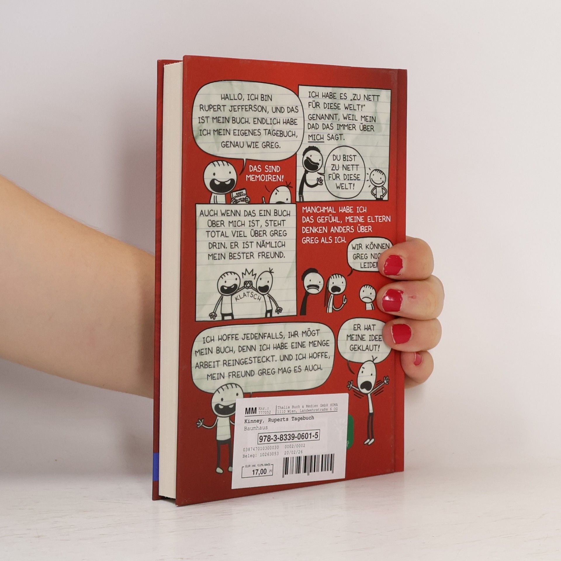 Jeff Kinney Ruperts Tagebuch: Zu nett für diese Welt! Jetzt rede ich!