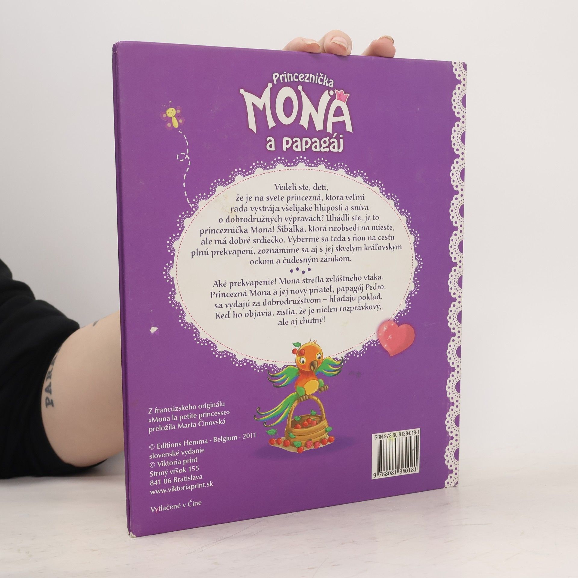 Follio Vrel Royenn Etienne Laetitia Princeznička Mona a papagáj (veľký formát)