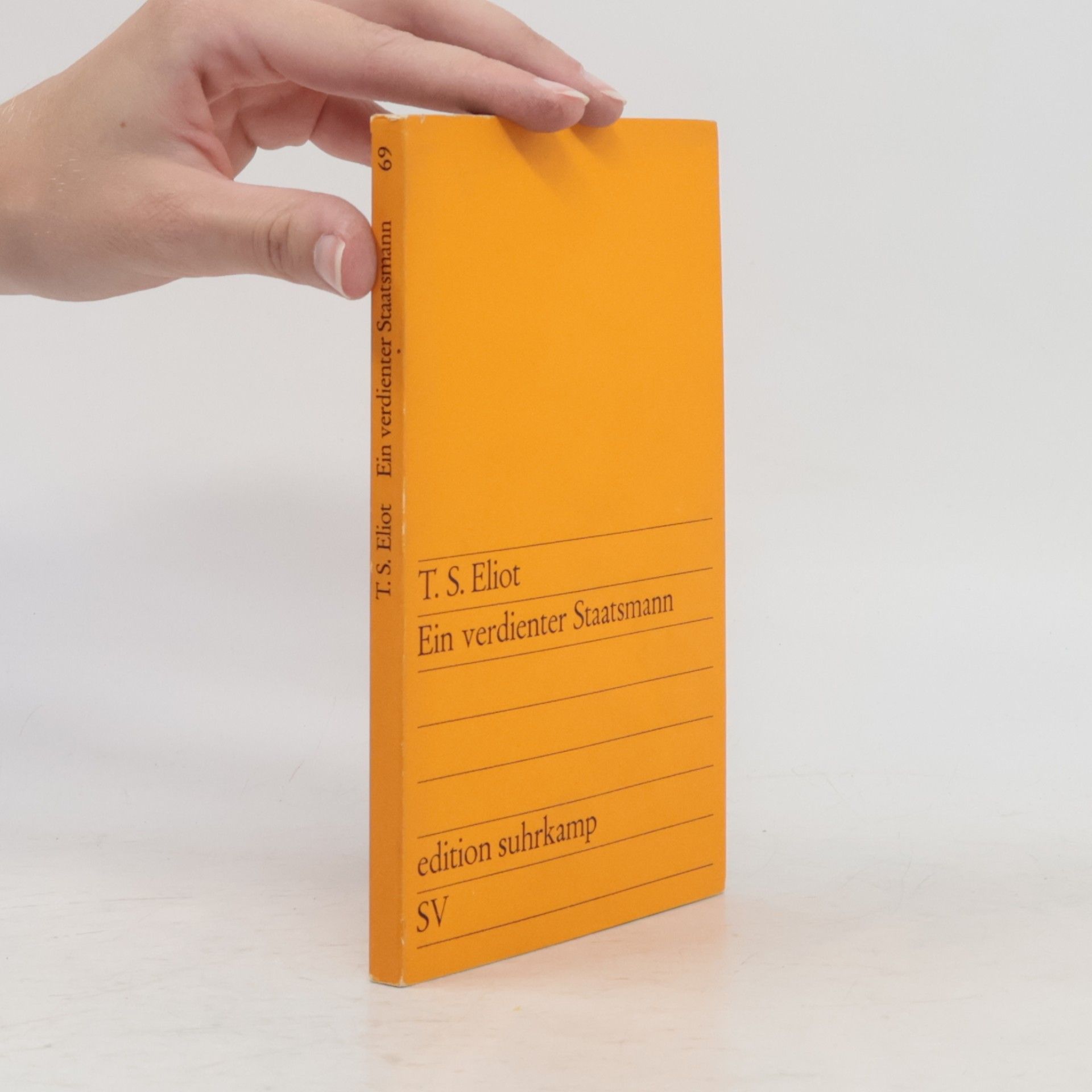 Eliot Thomas Stearns Ein verdienter Staatsmann